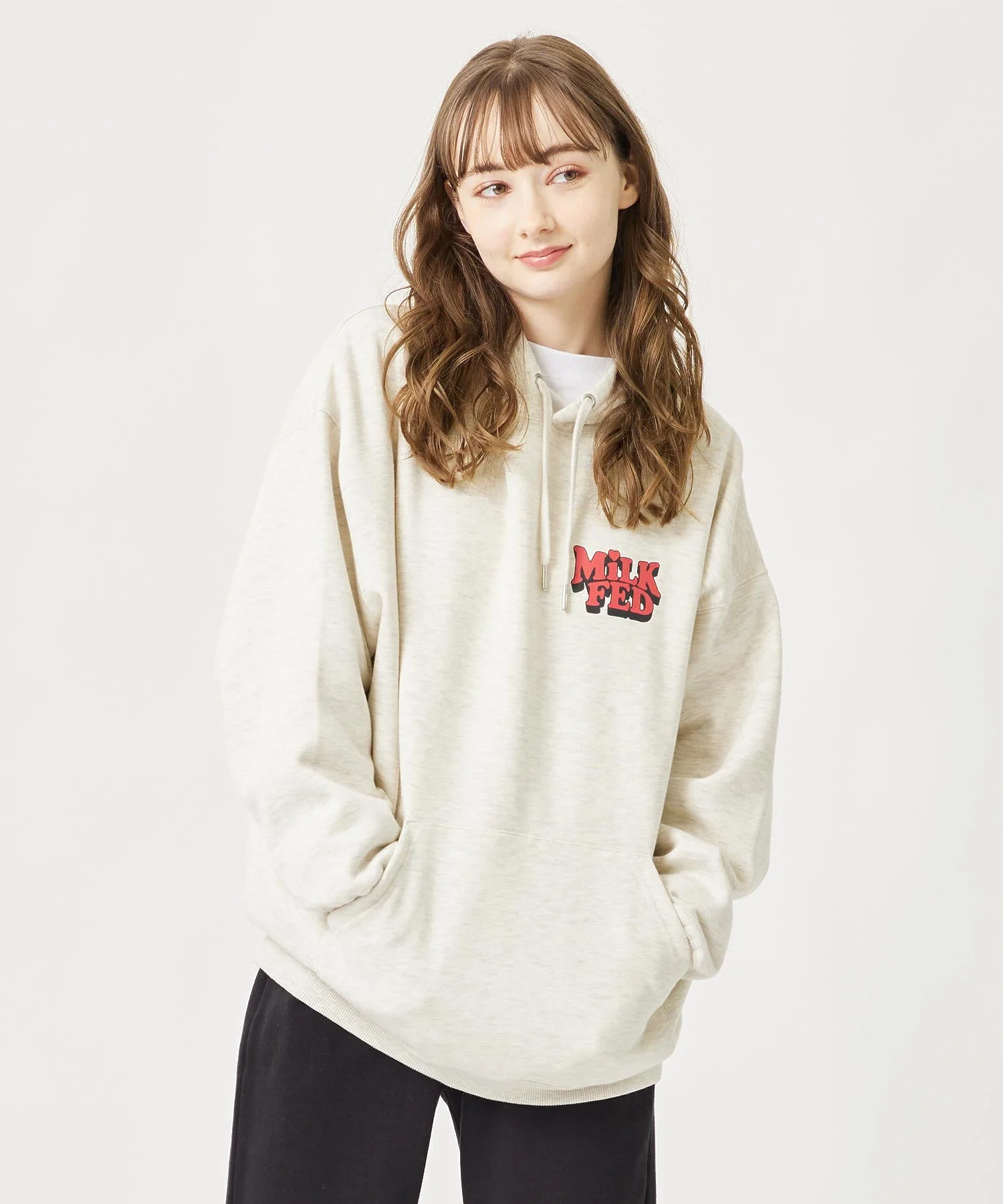 3D LOGO SWEAT HOODIE MILKFED. - Image 16