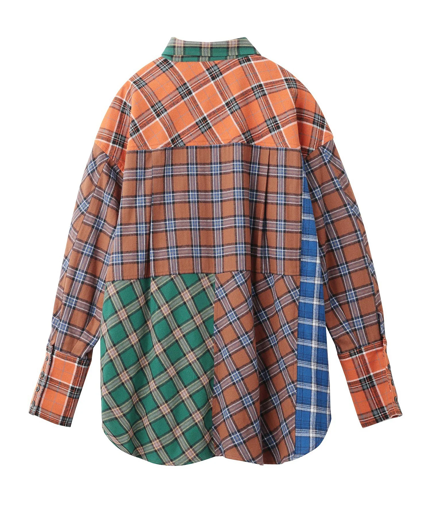PLAID PATCHWORK SHIRT MILKFED. - Image 2