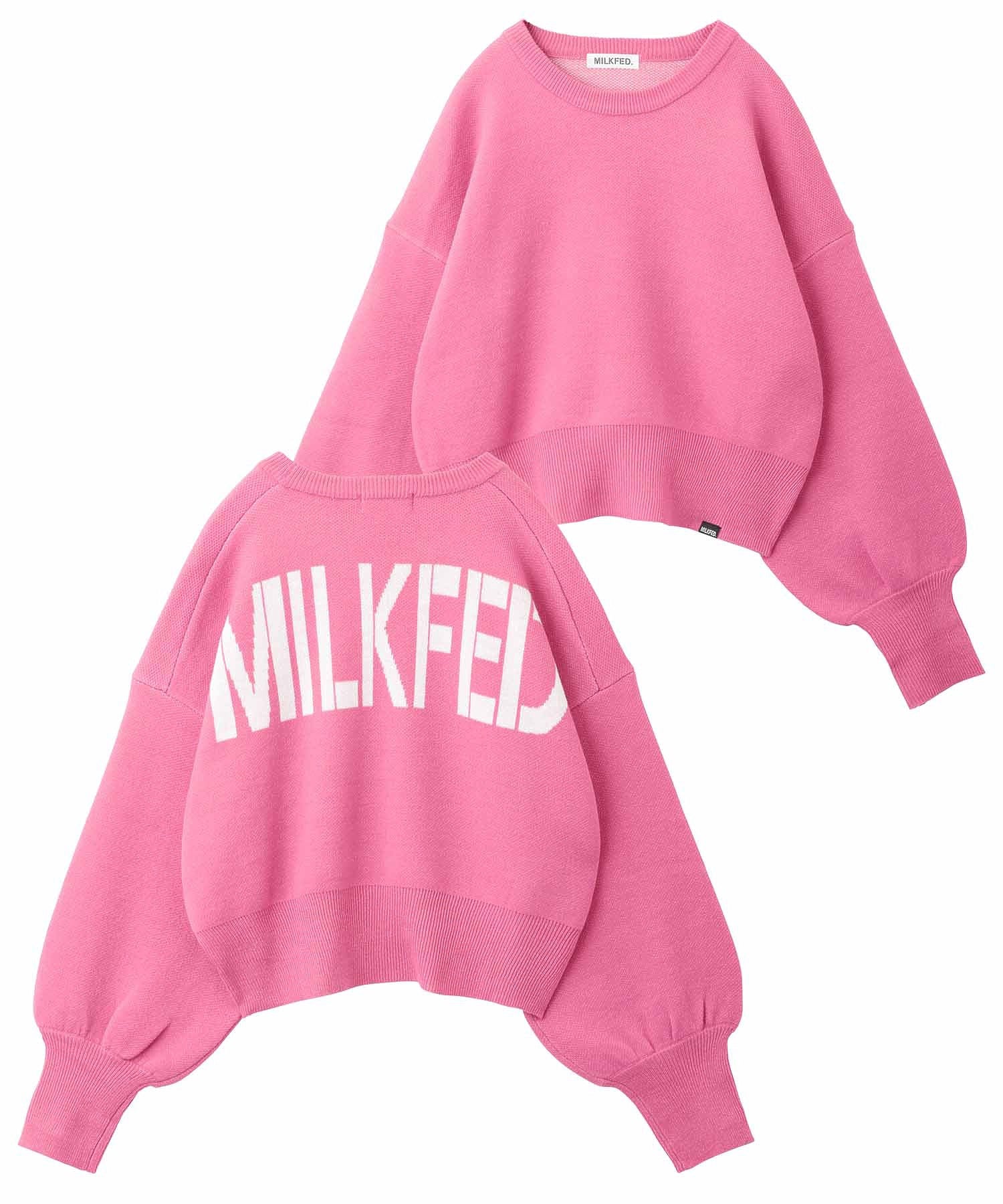 JACQUARD LOGO KNIT TOP MILKFED. - Image 20