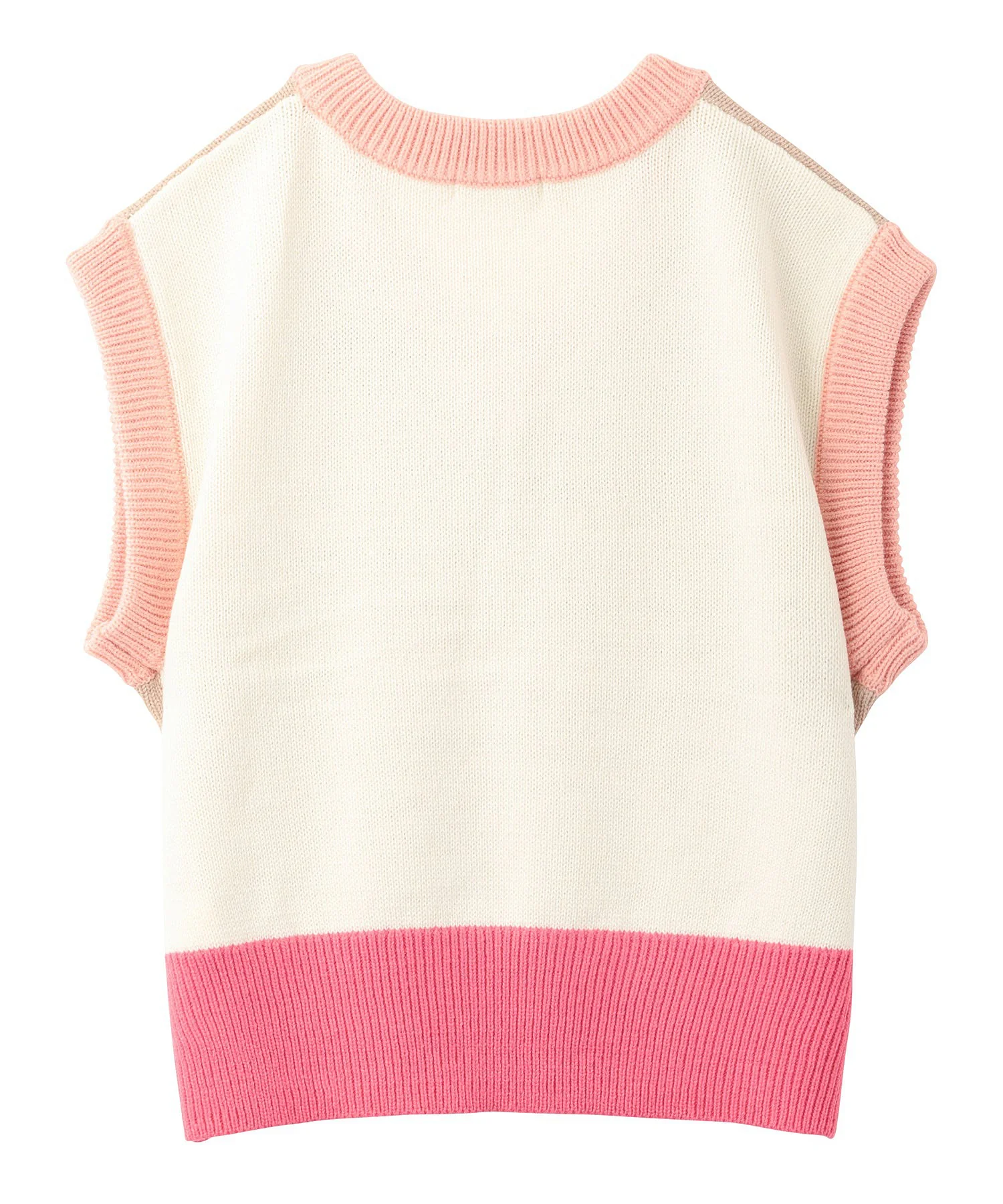 PANELED KNIT VEST MILKFED. - Image 10