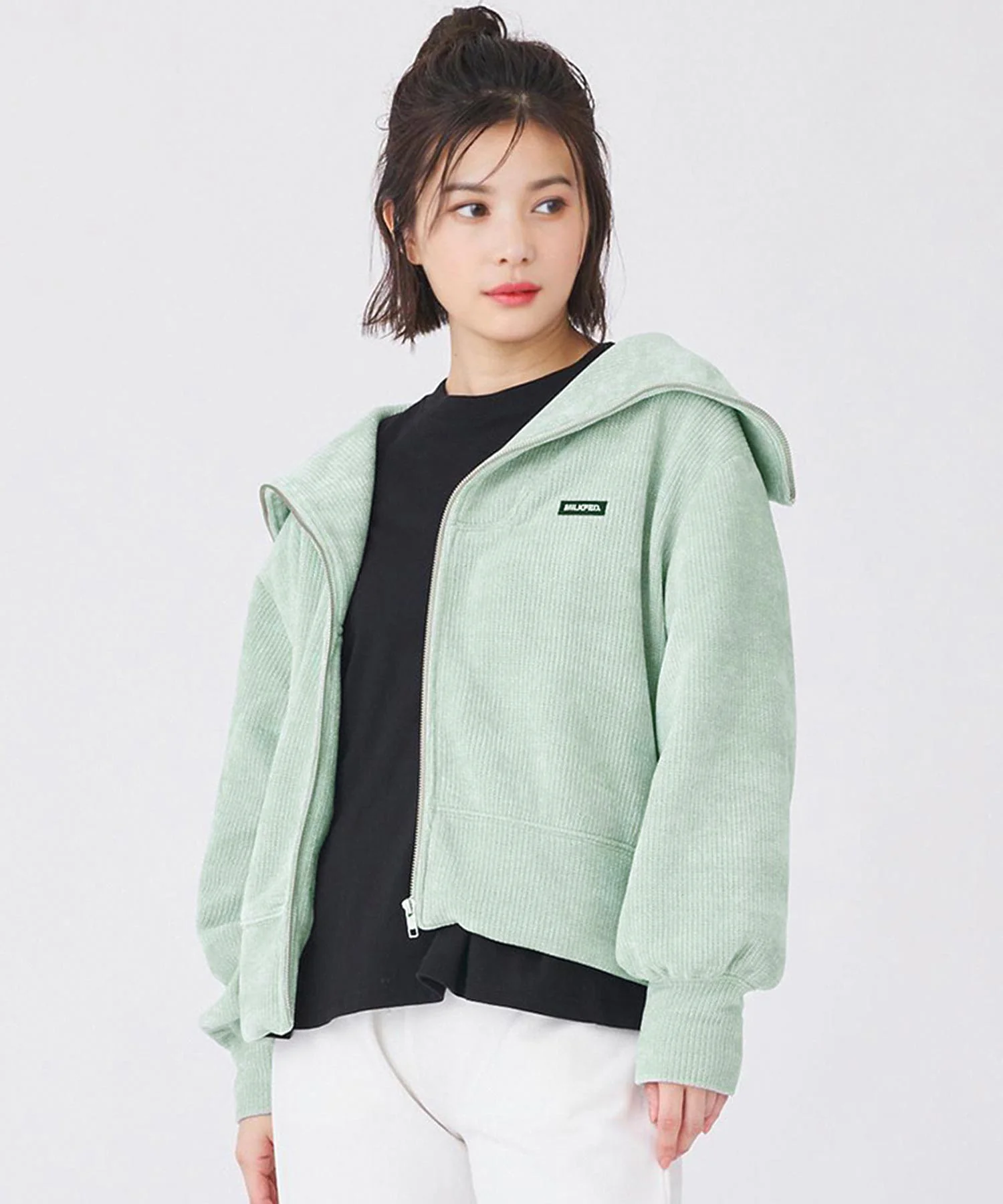 ZIP UP KNIT TOP MILKFED. - Image 11