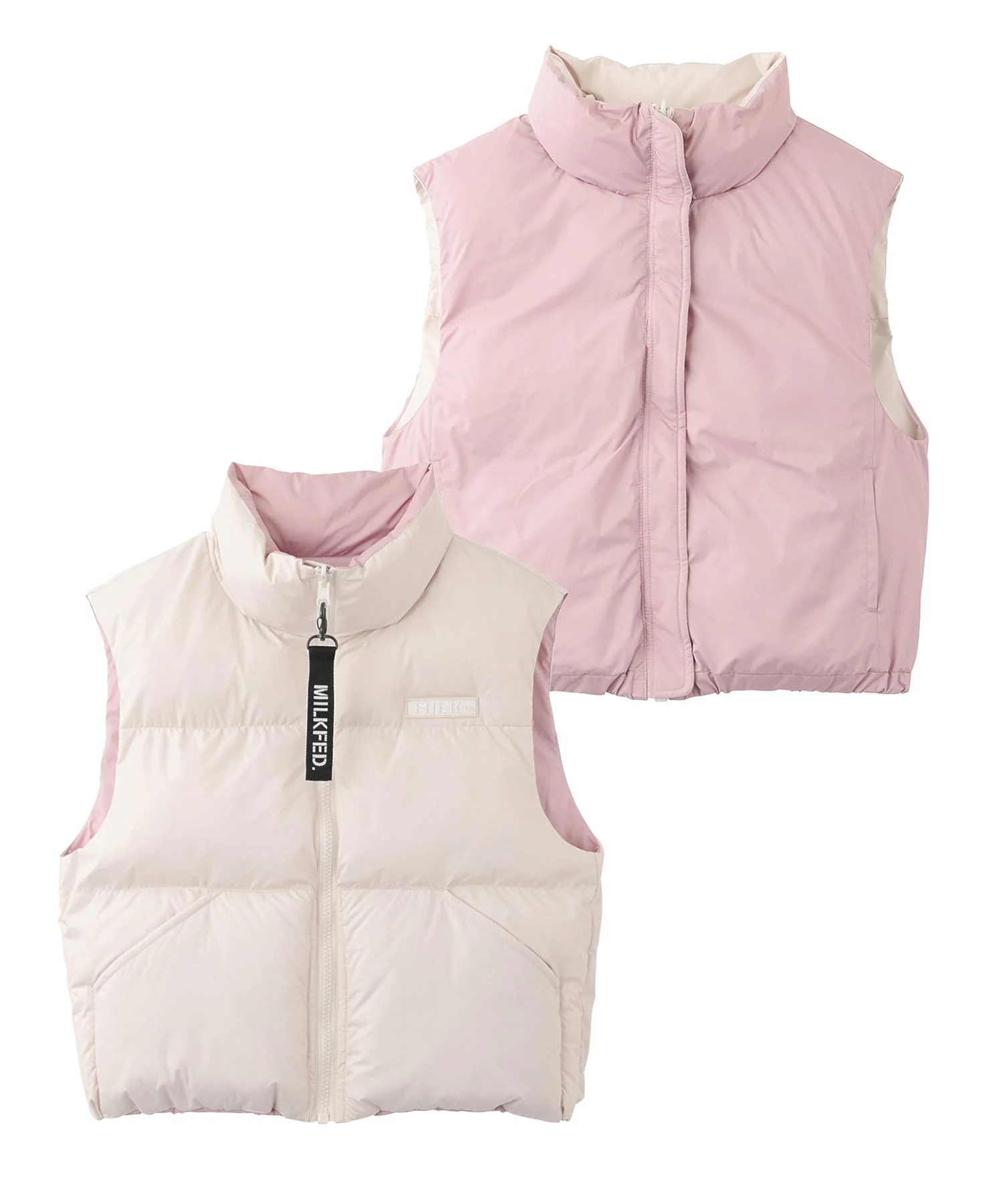REVERSIBLE PUFFER VEST MILKFED. - Image 2