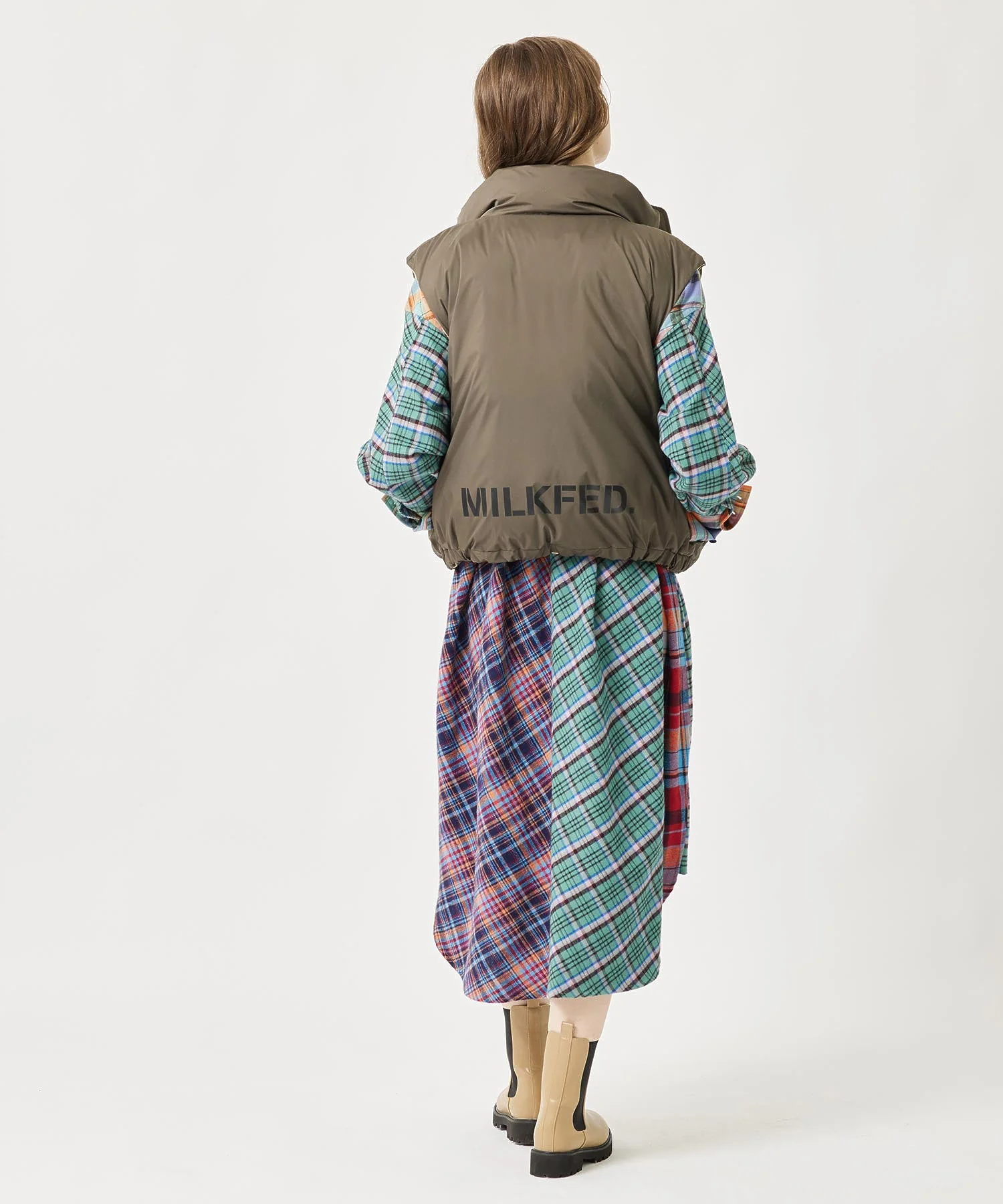 REVERSIBLE PUFFER VEST MILKFED. - Image 31