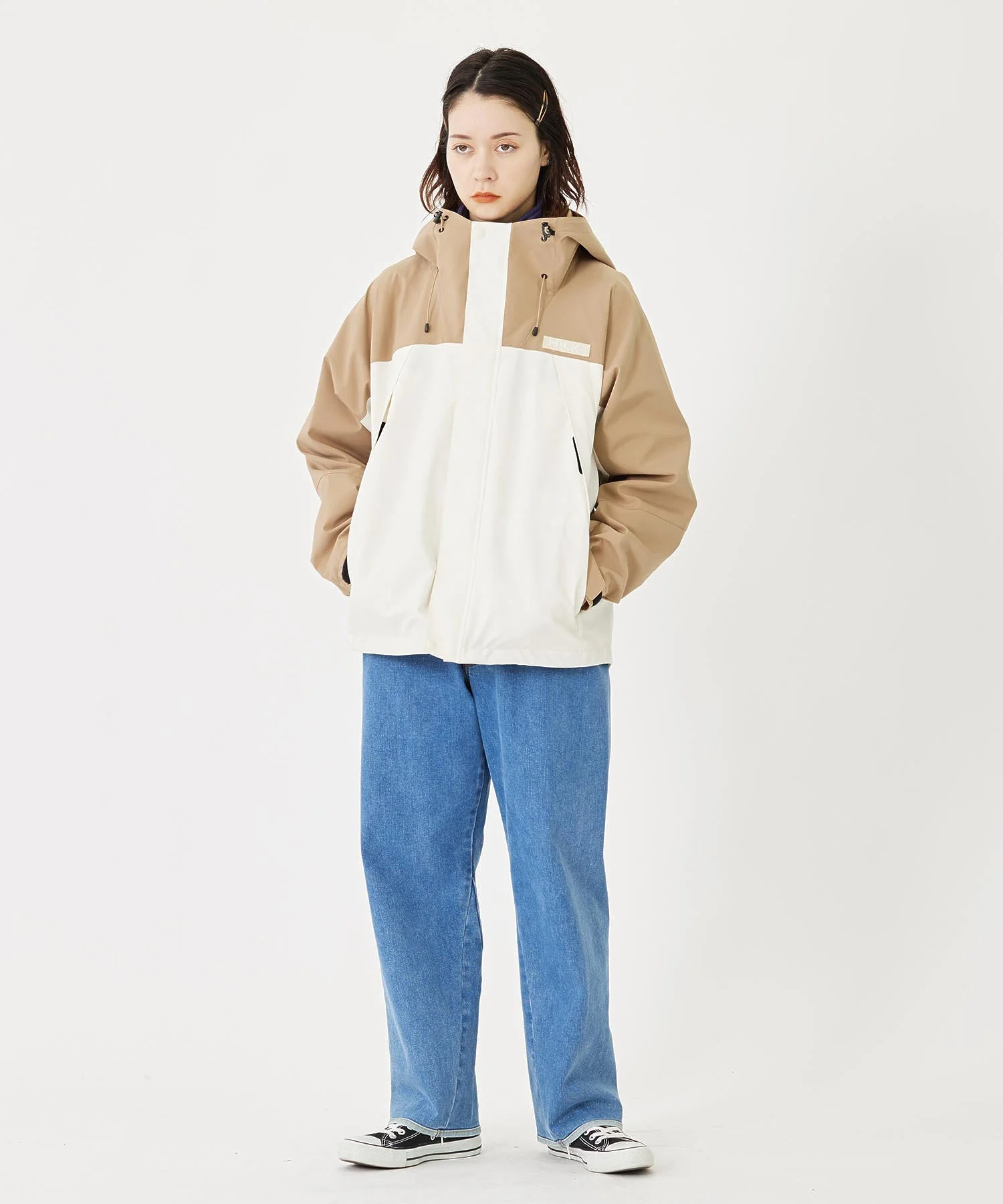 BICOLOR LOGO MOUNTAIN PARKA MILKFED. - Image 18