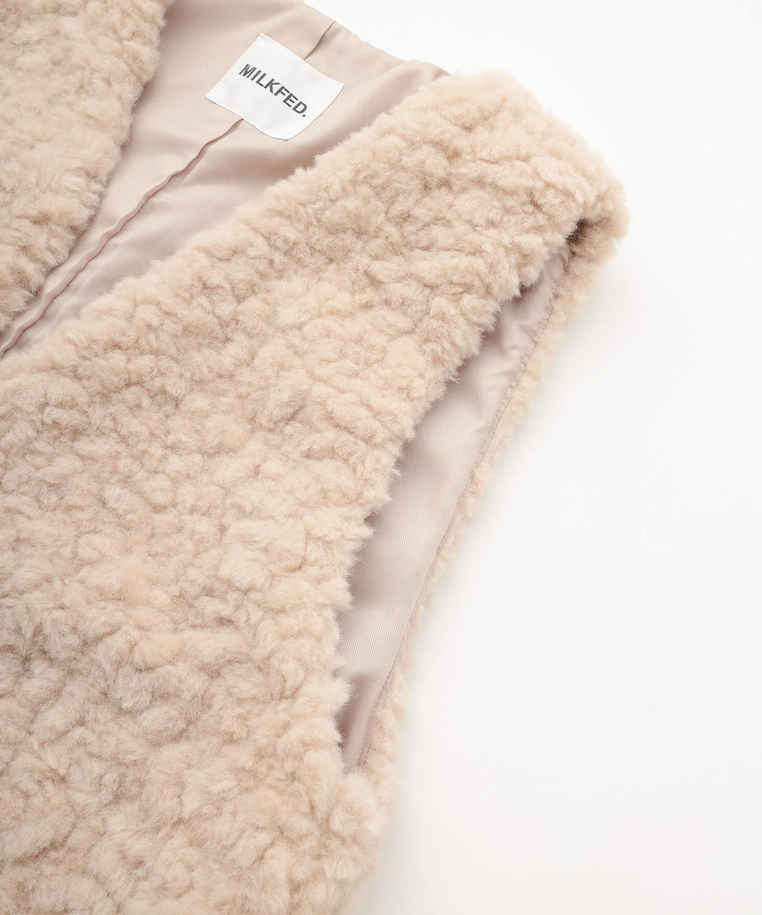 FUR VEST MILKFED. - Image 6