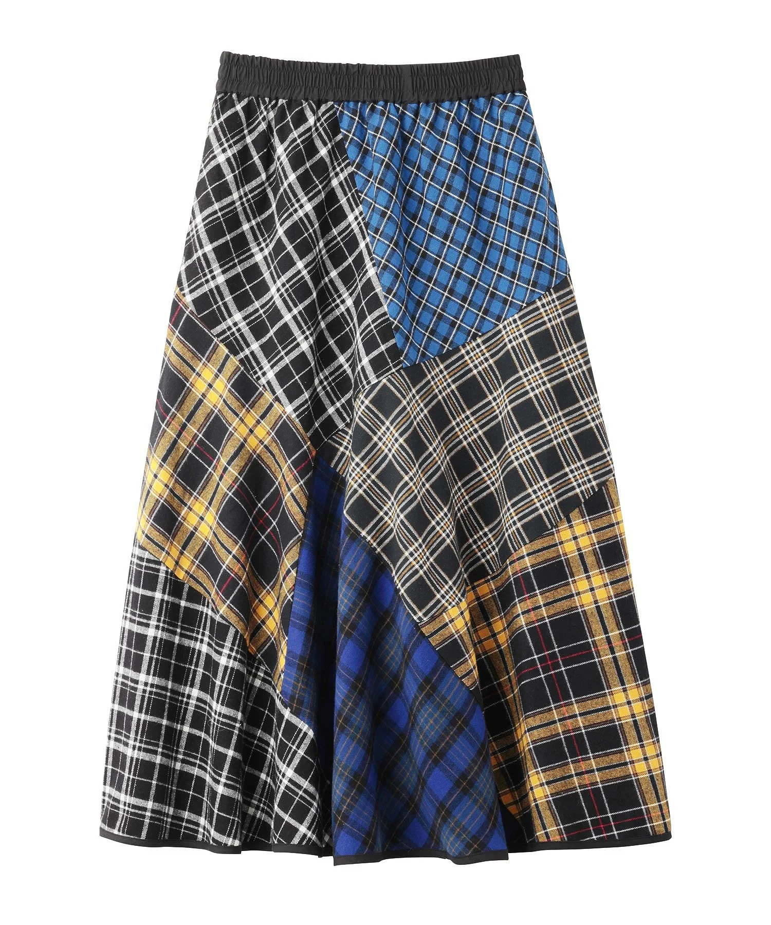 PLAID PATCHWORK SKIRT MILKFED. - Image 22