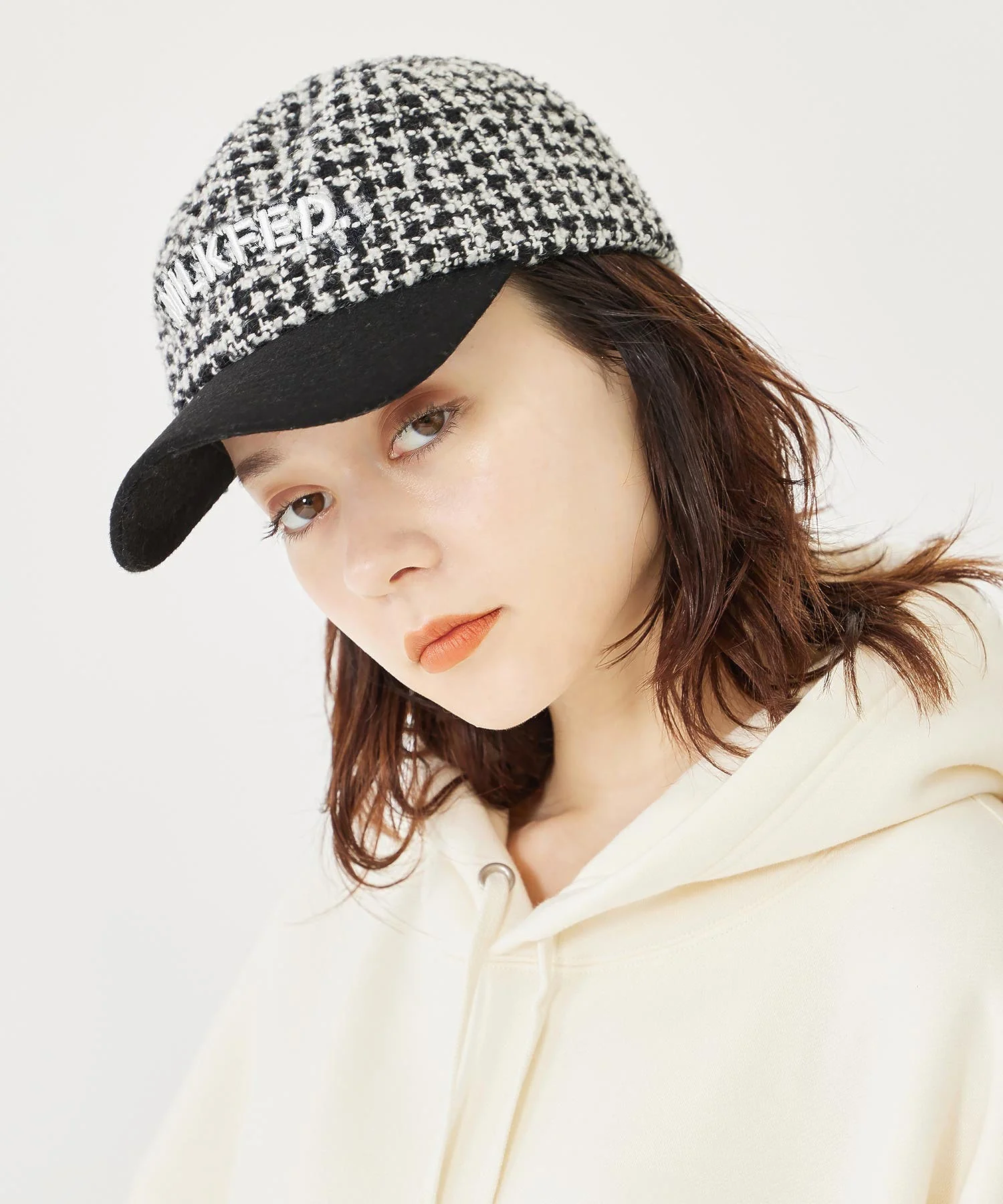LOGO TWEED CAP MILKFED. - Image 10