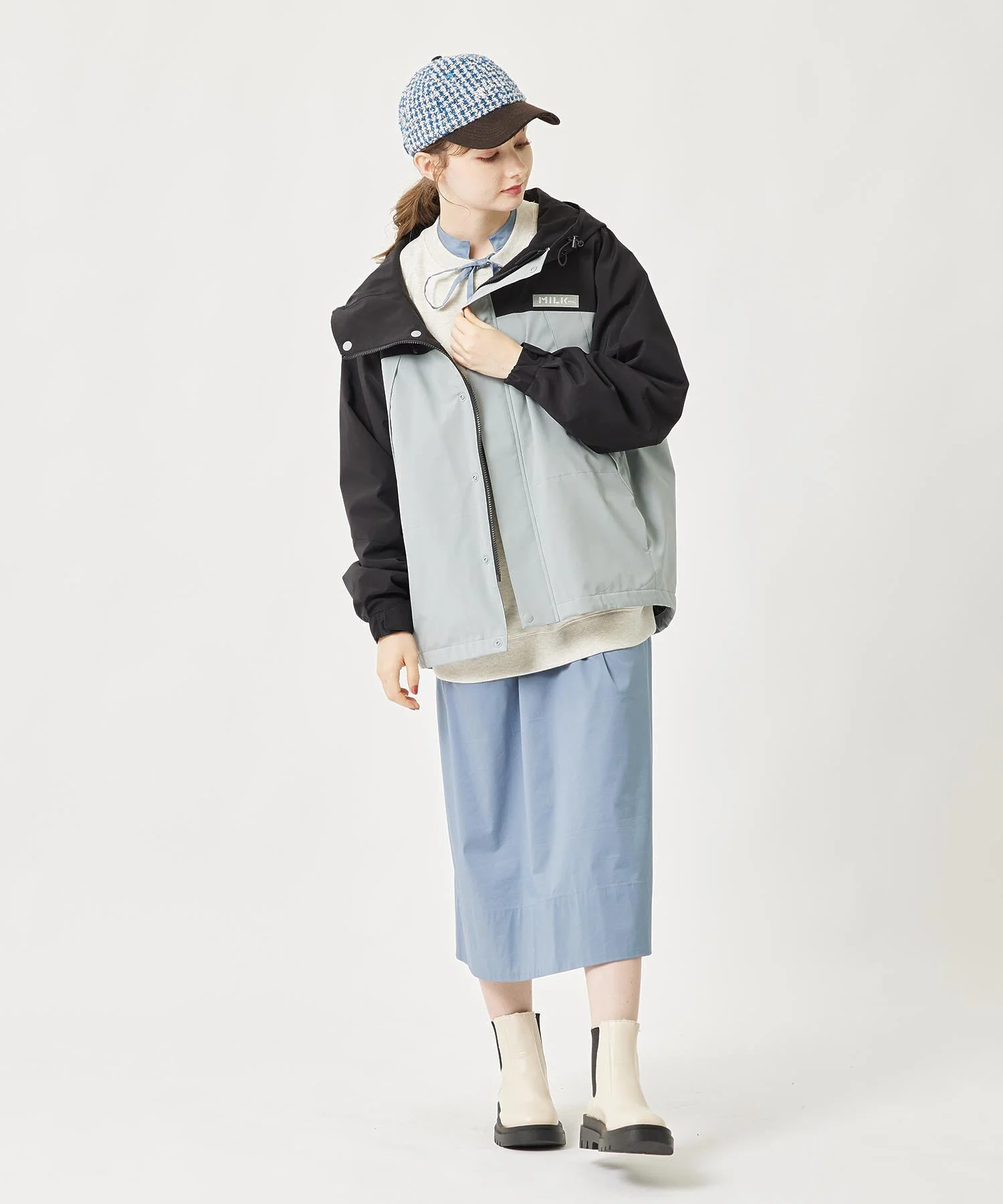LOGO TWEED CAP MILKFED. - Image 15