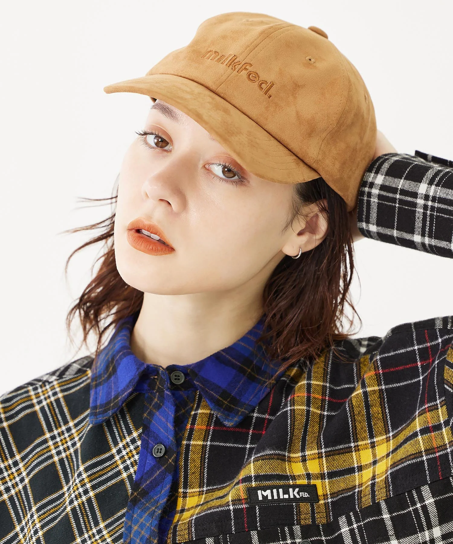 FAUX SUEDE CAP MILKFED. - Image 11