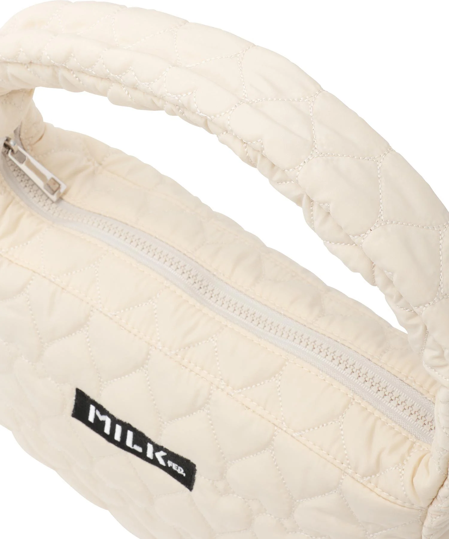 HEART QUILTED HANDBAG MILKFED. - Image 10