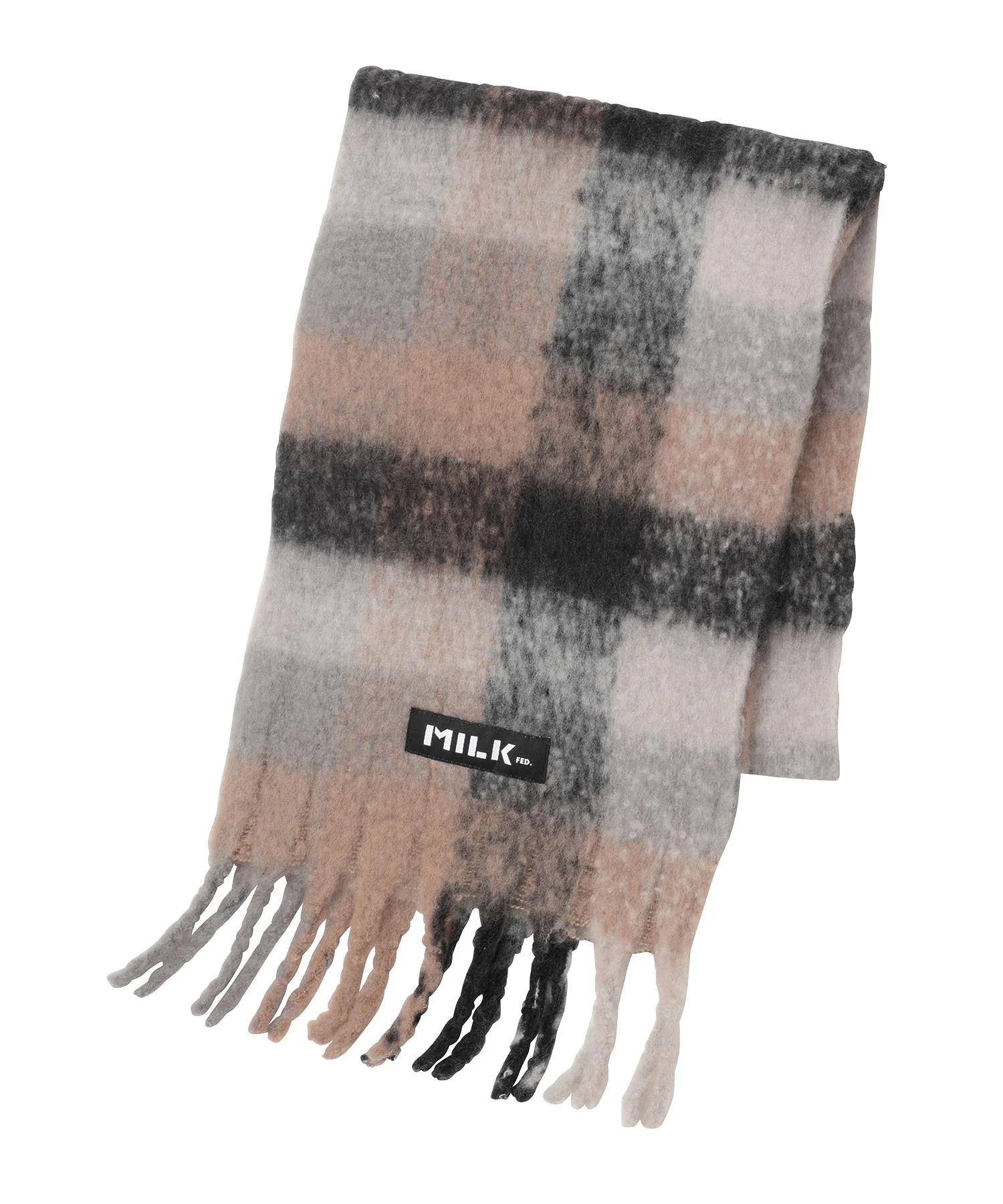 BIG PLAID STOLE MILKFED. - Image 12