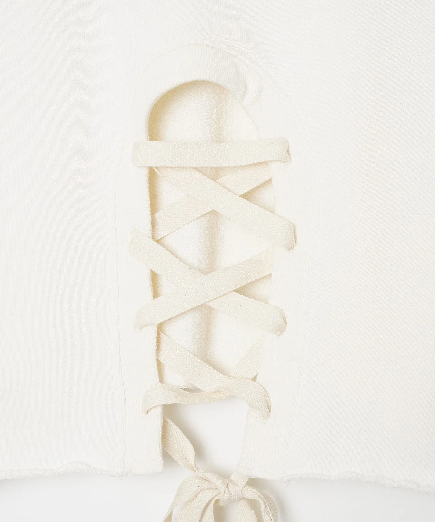 LACE UP SWEAT TOP MILKFED. - Image 12