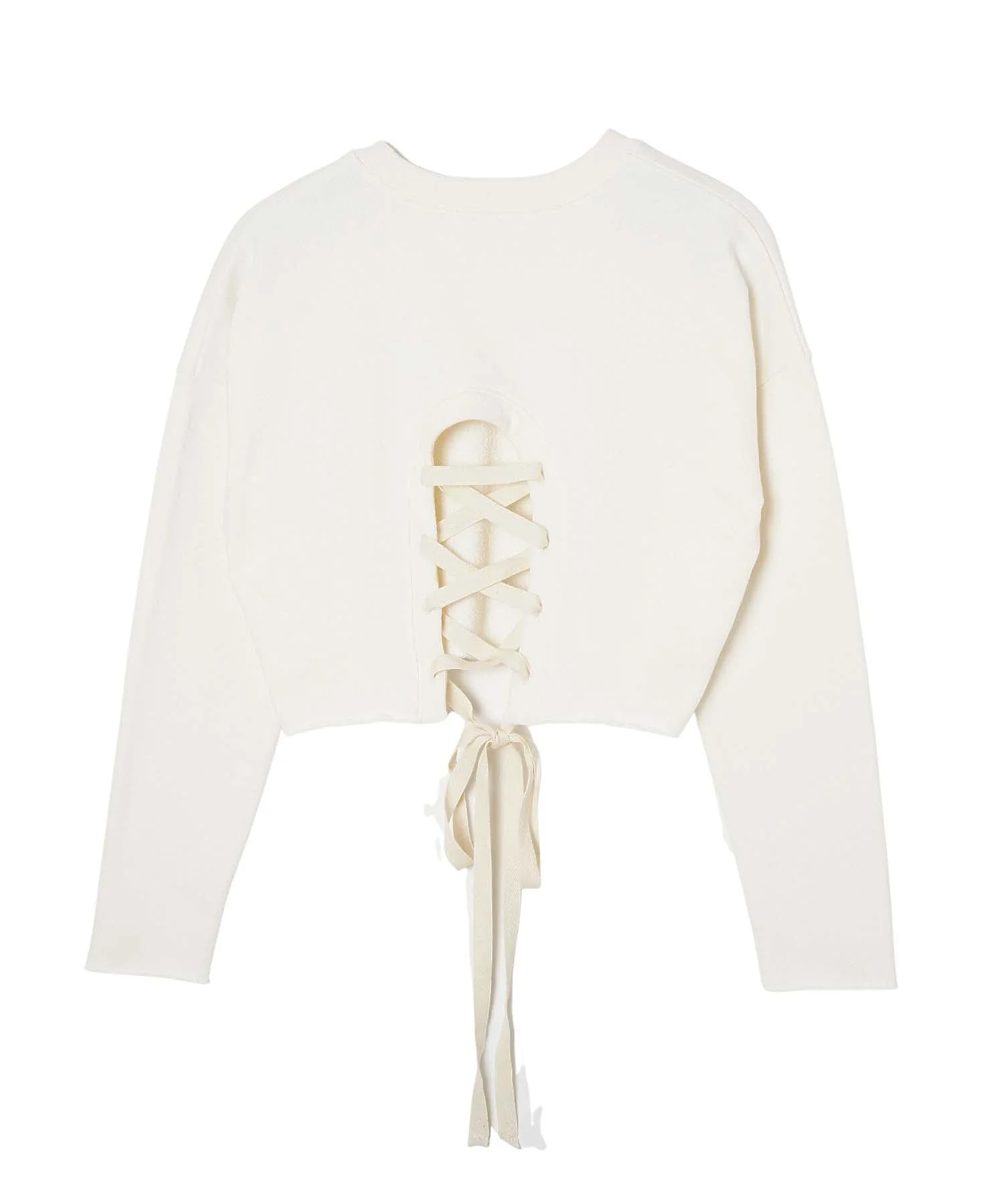 LACE UP SWEAT TOP MILKFED. - Image 4