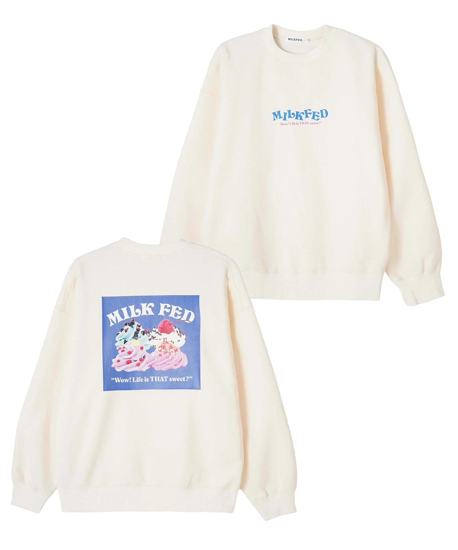 SWEET CREAM SWEATSHIRT MILKFED. - Image 3