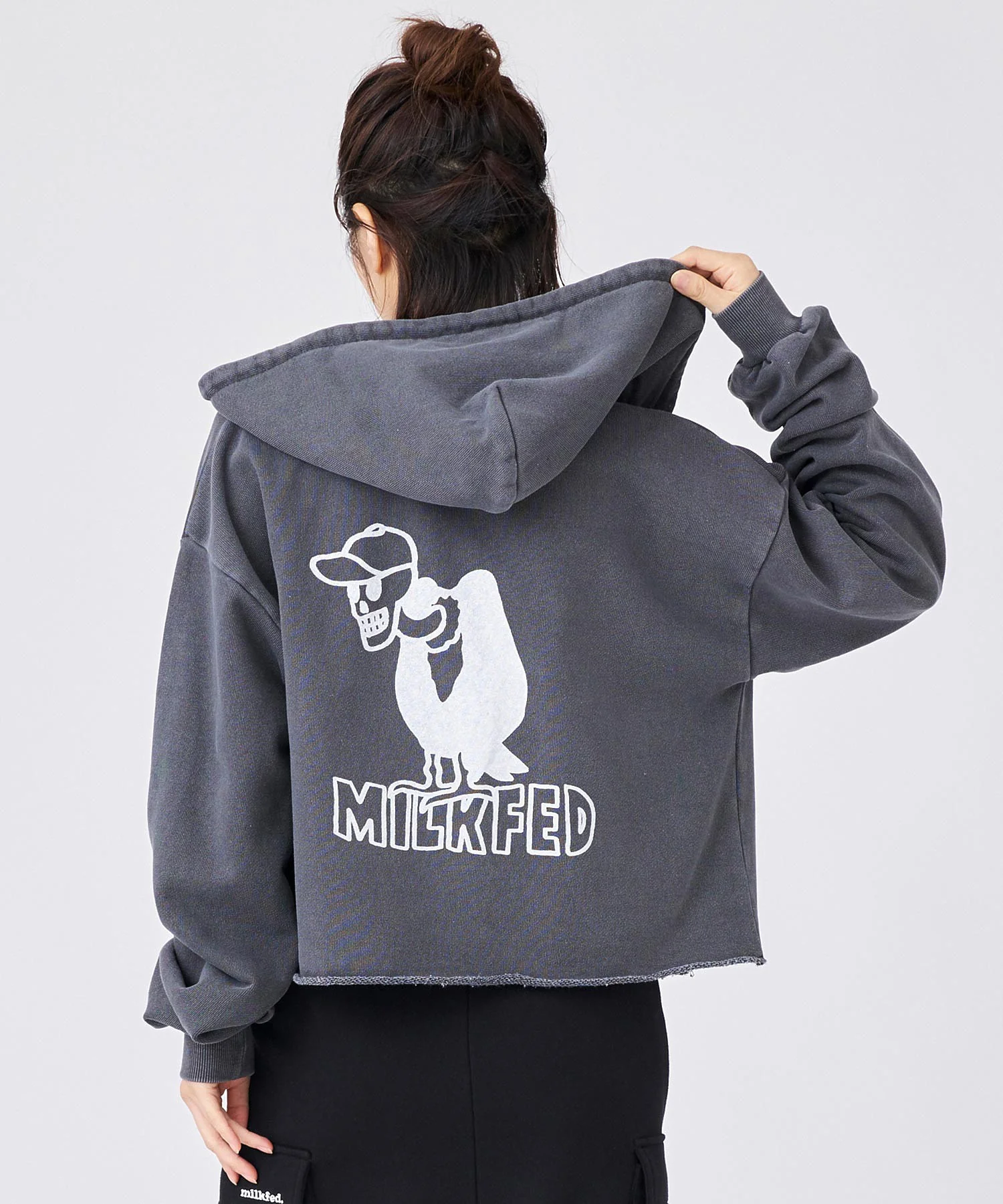 CROPPED ZIP UP HOODIE MILKFED. - Image 18