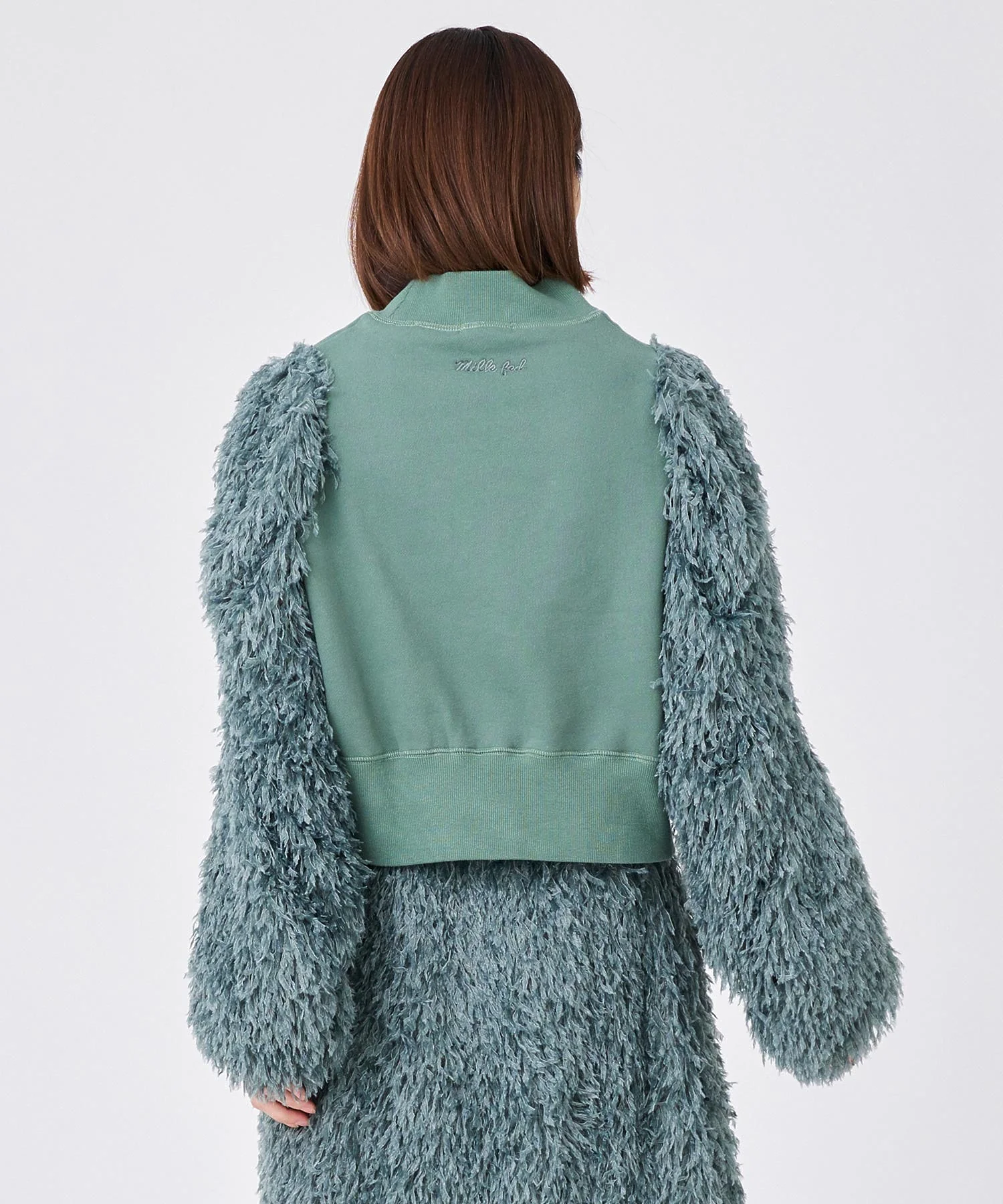 FEATHER SLEEVE TOP MILKFED. - Image 15