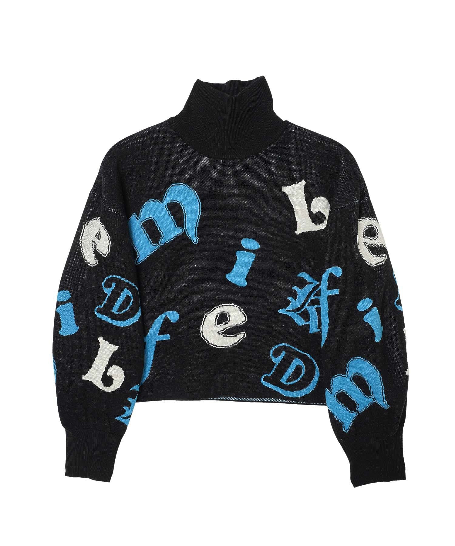 JACQUARD LOGO KNIT TOP MILKFED. - Image 3