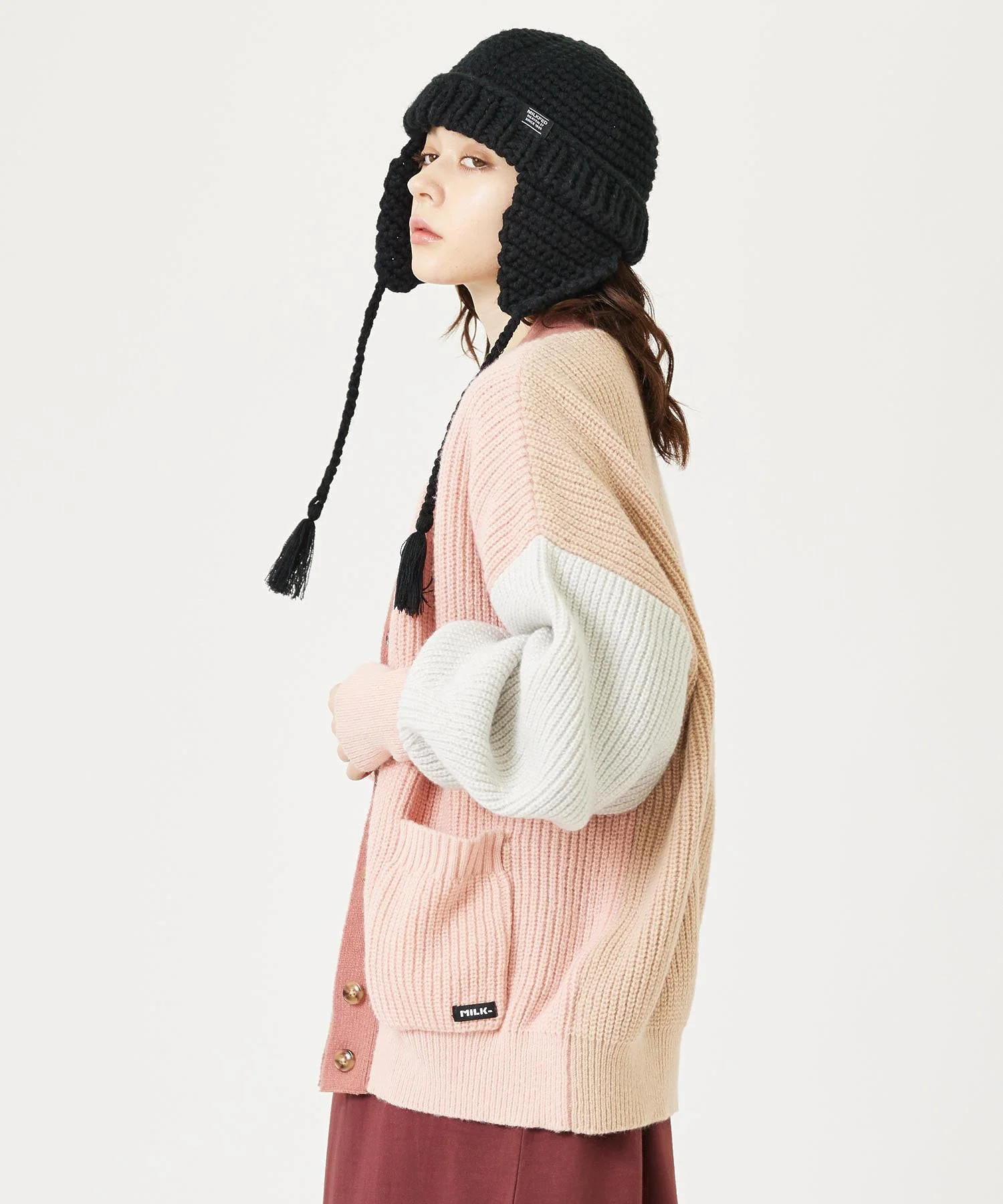 PANELED KNIT CARDIGAN MILKFED. - Image 13