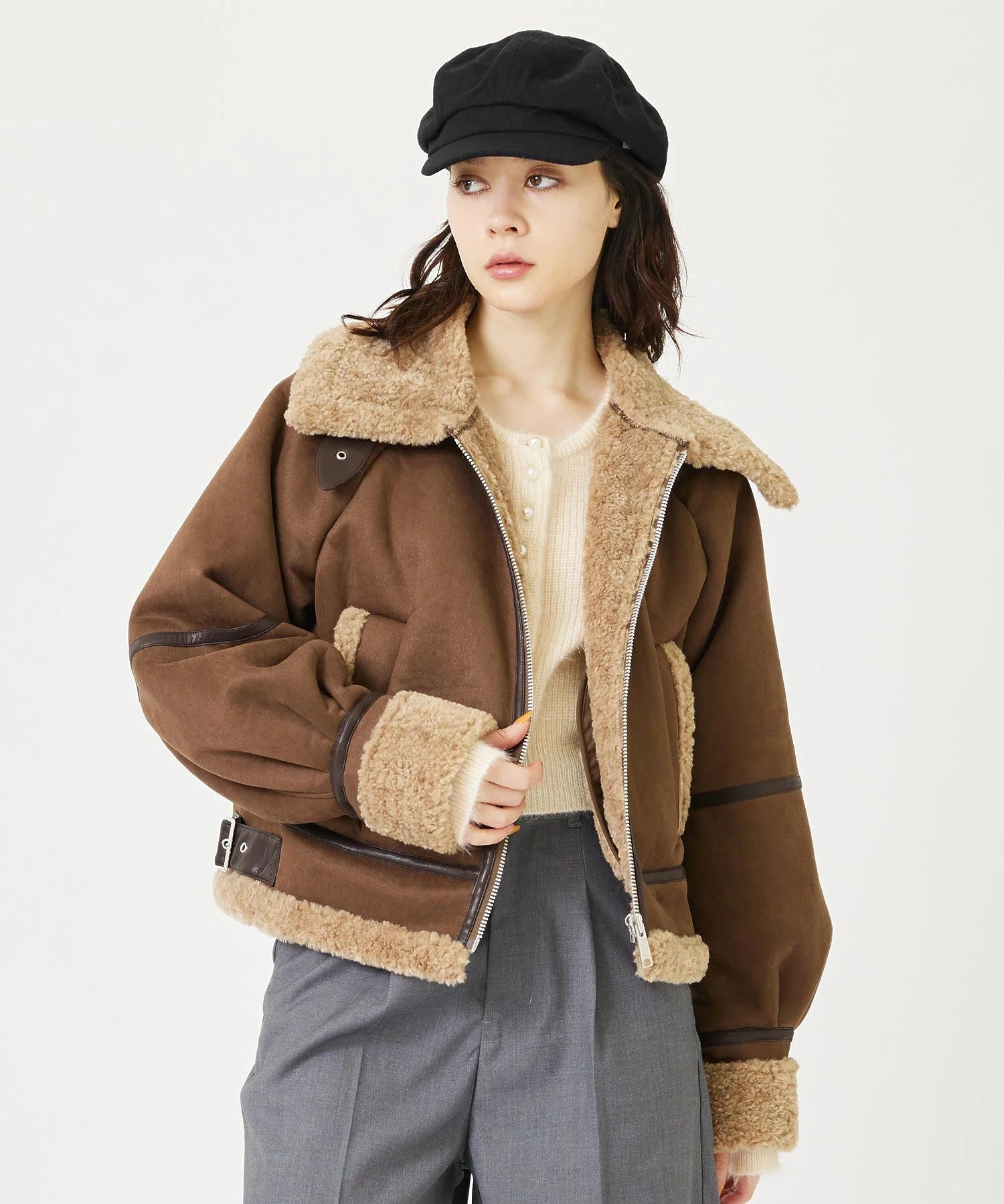 FAUX MOUTON JACKET MILKFED. - Image 10