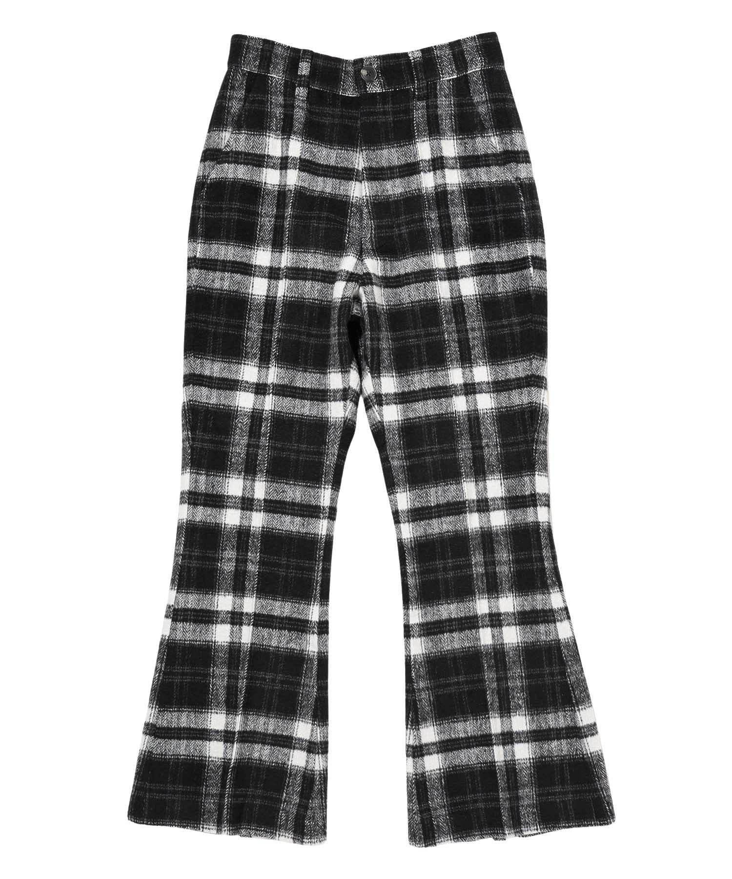 PLAID FLARE PANTS MILKFED. - Image 2