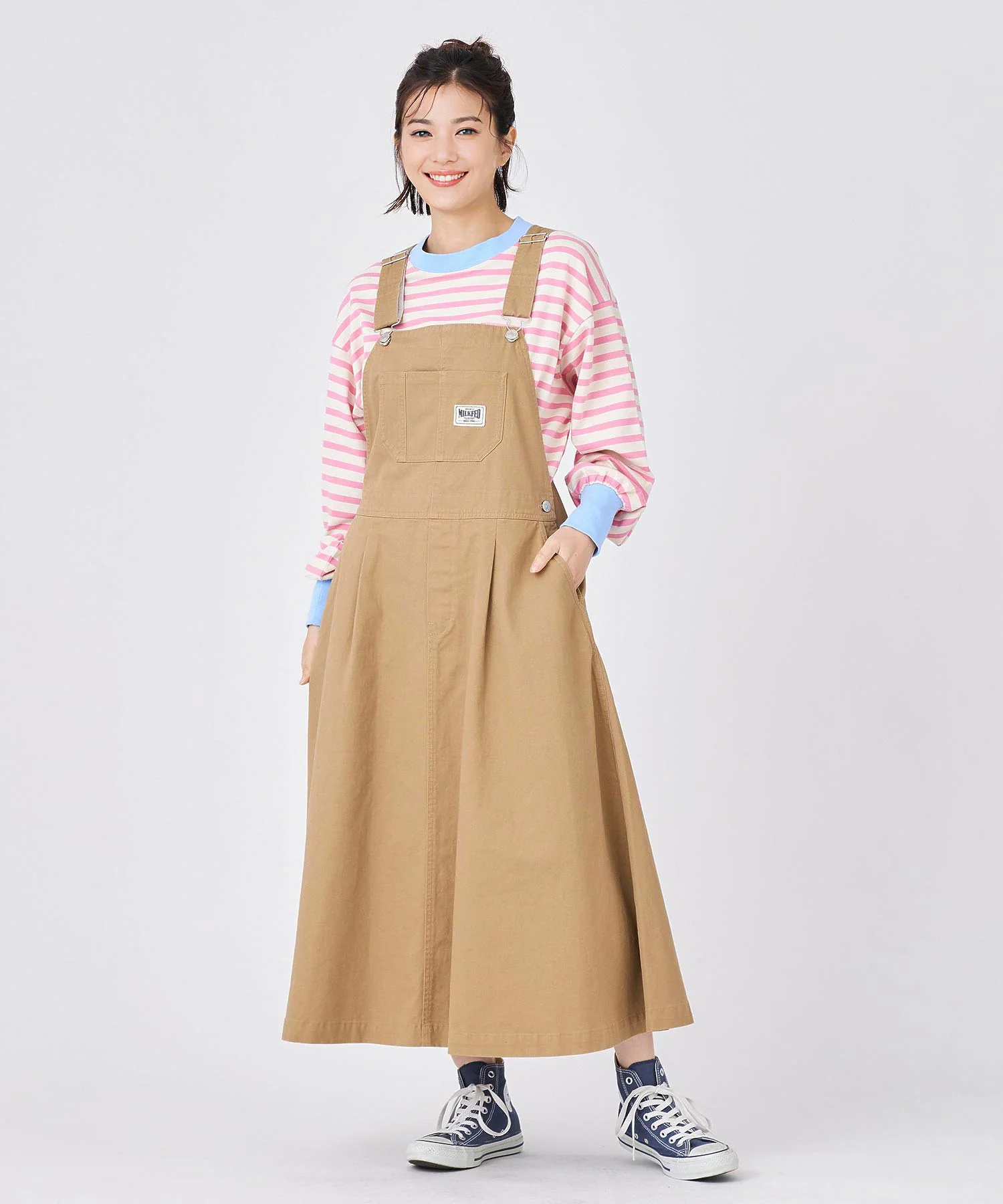 FLARE SKIRT OVERALL MILKFED. - Image 2