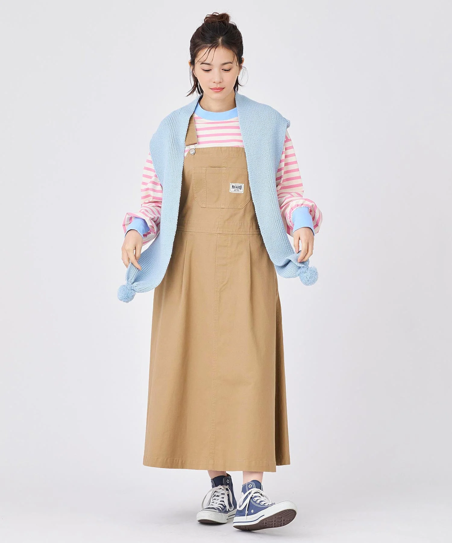 FLARE SKIRT OVERALL MILKFED. - Image 3