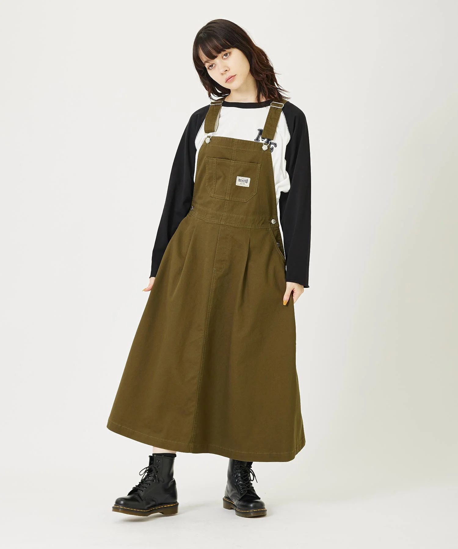 FLARE SKIRT OVERALL MILKFED. - Image 4