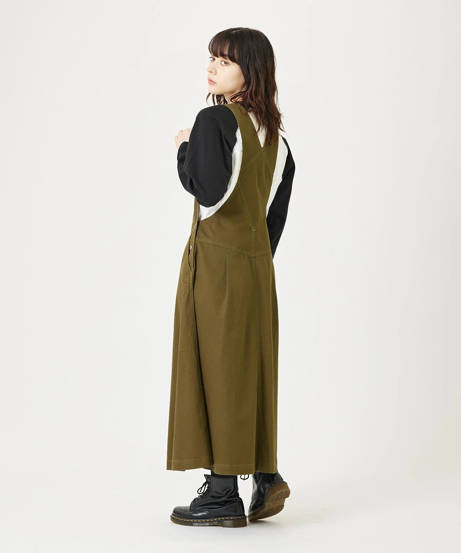 FLARE SKIRT OVERALL MILKFED. - Image 5