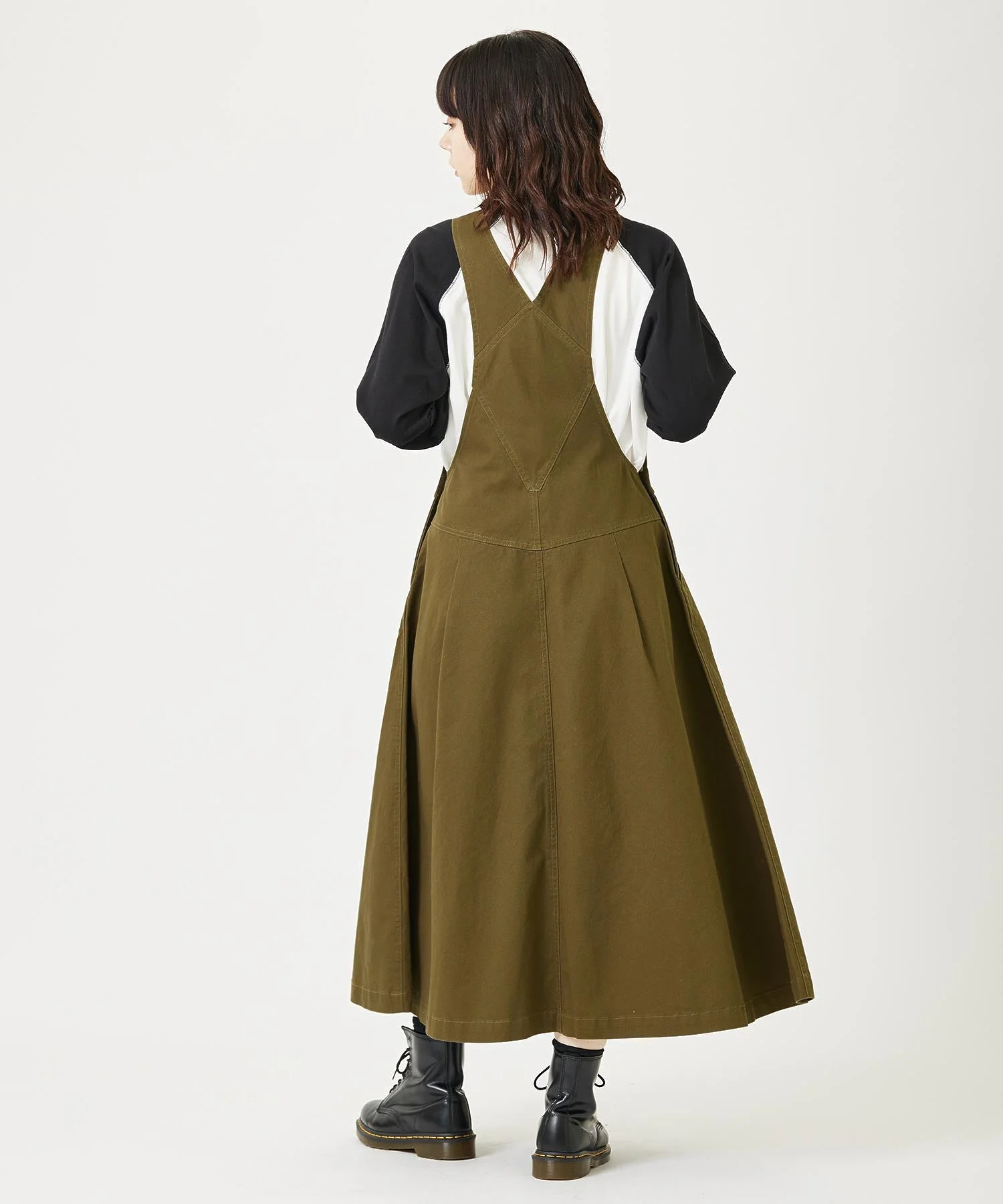 FLARE SKIRT OVERALL MILKFED. - Image 6