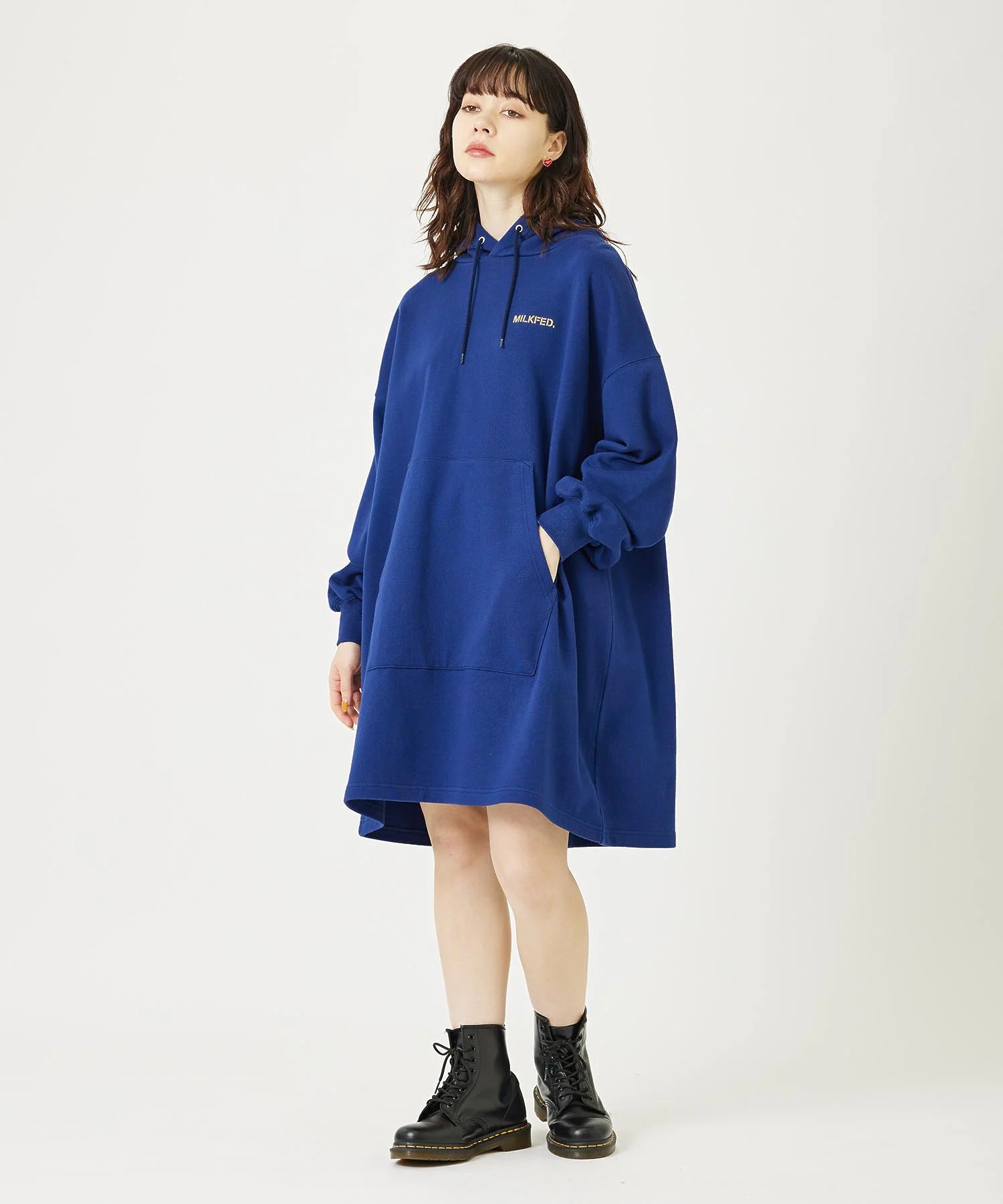 SWEAT HOODED DRESS MILKFED. - Image 3