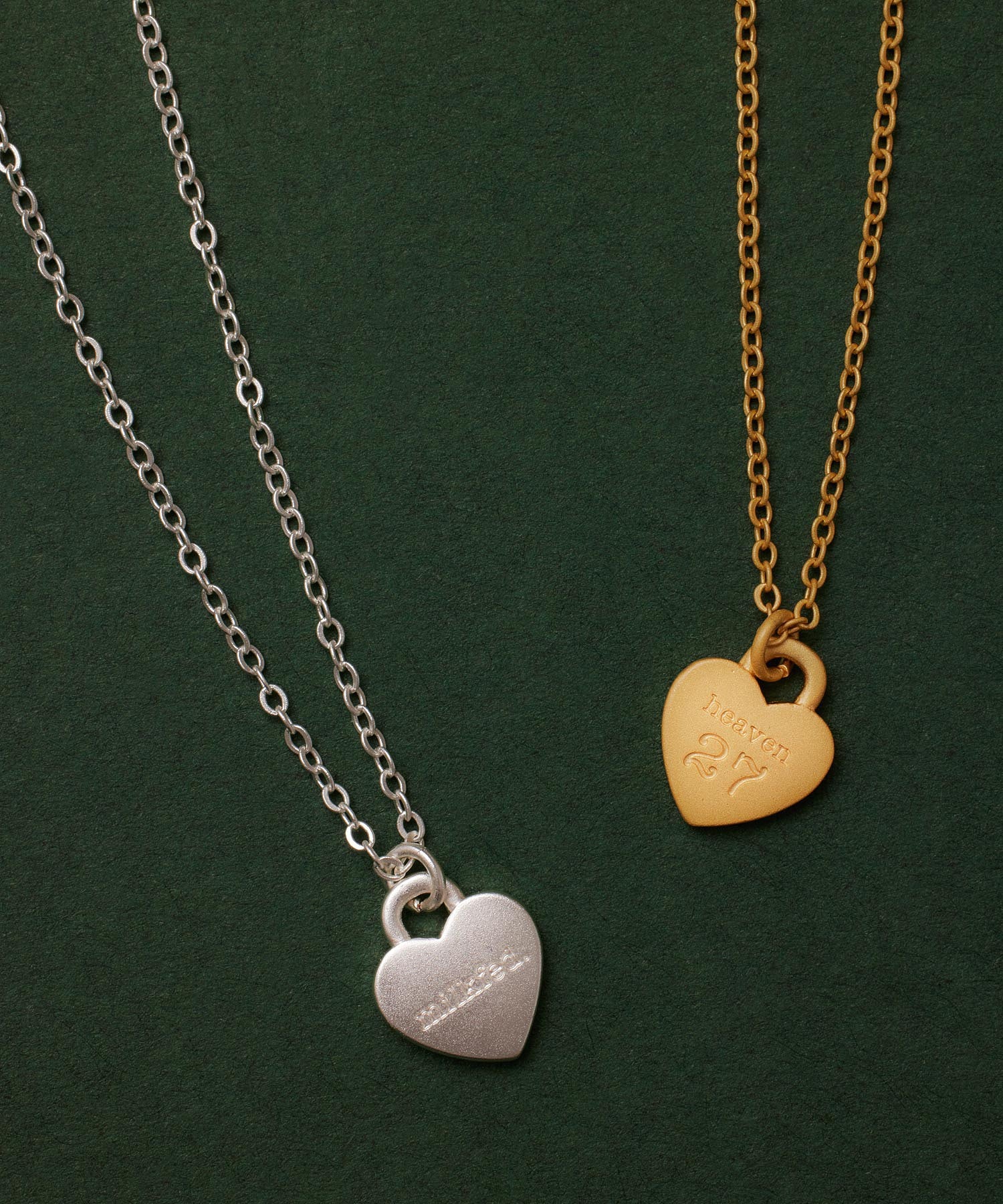 HEART PADLOCK NECKLACE MILKFED. - Image 2