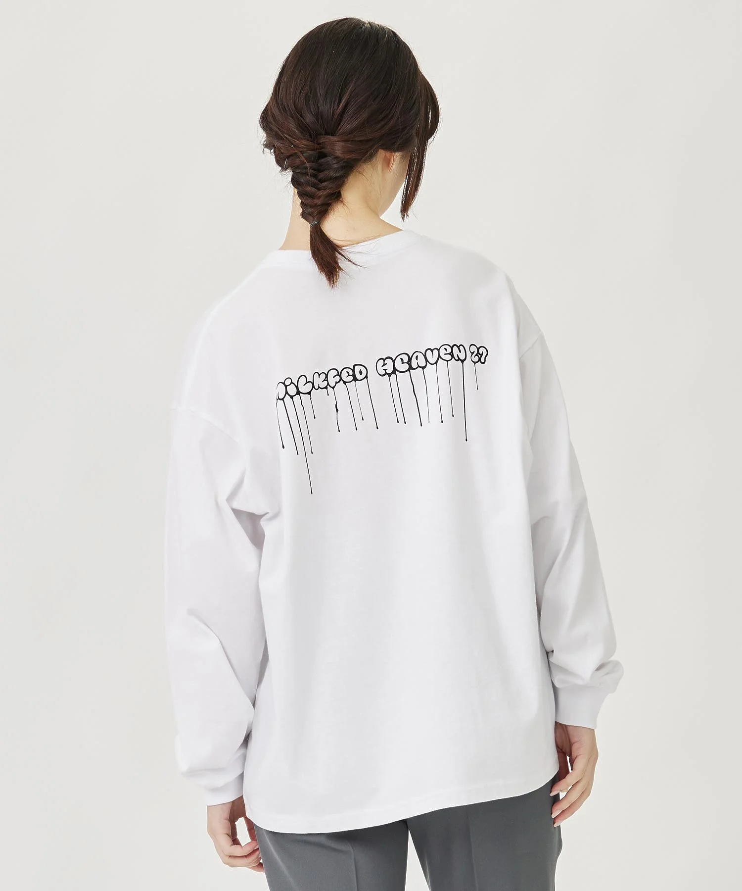 DRIP LOGO L/S TEE MILKFED. - Image 3