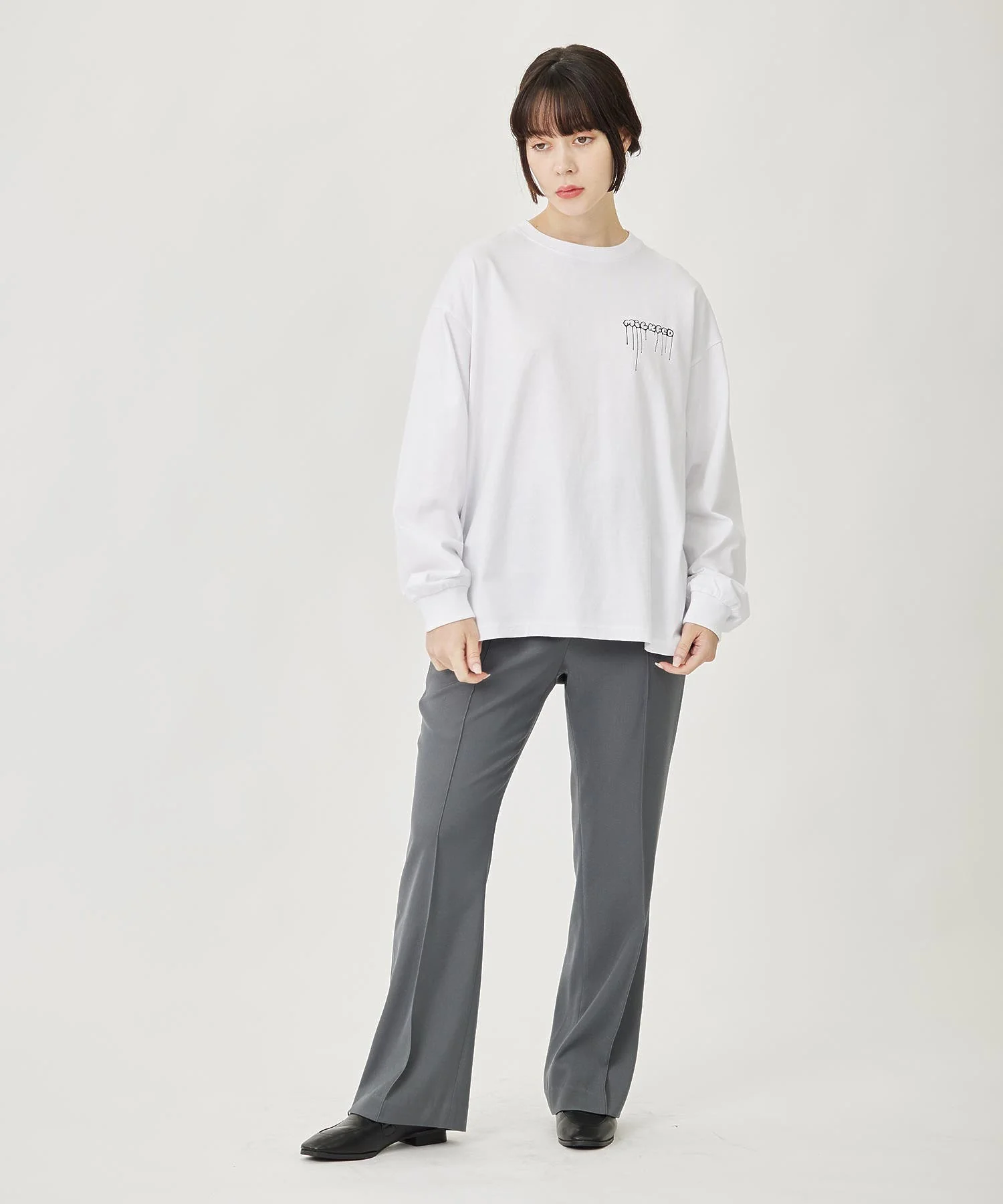 DRIP LOGO L/S TEE MILKFED. - Image 6