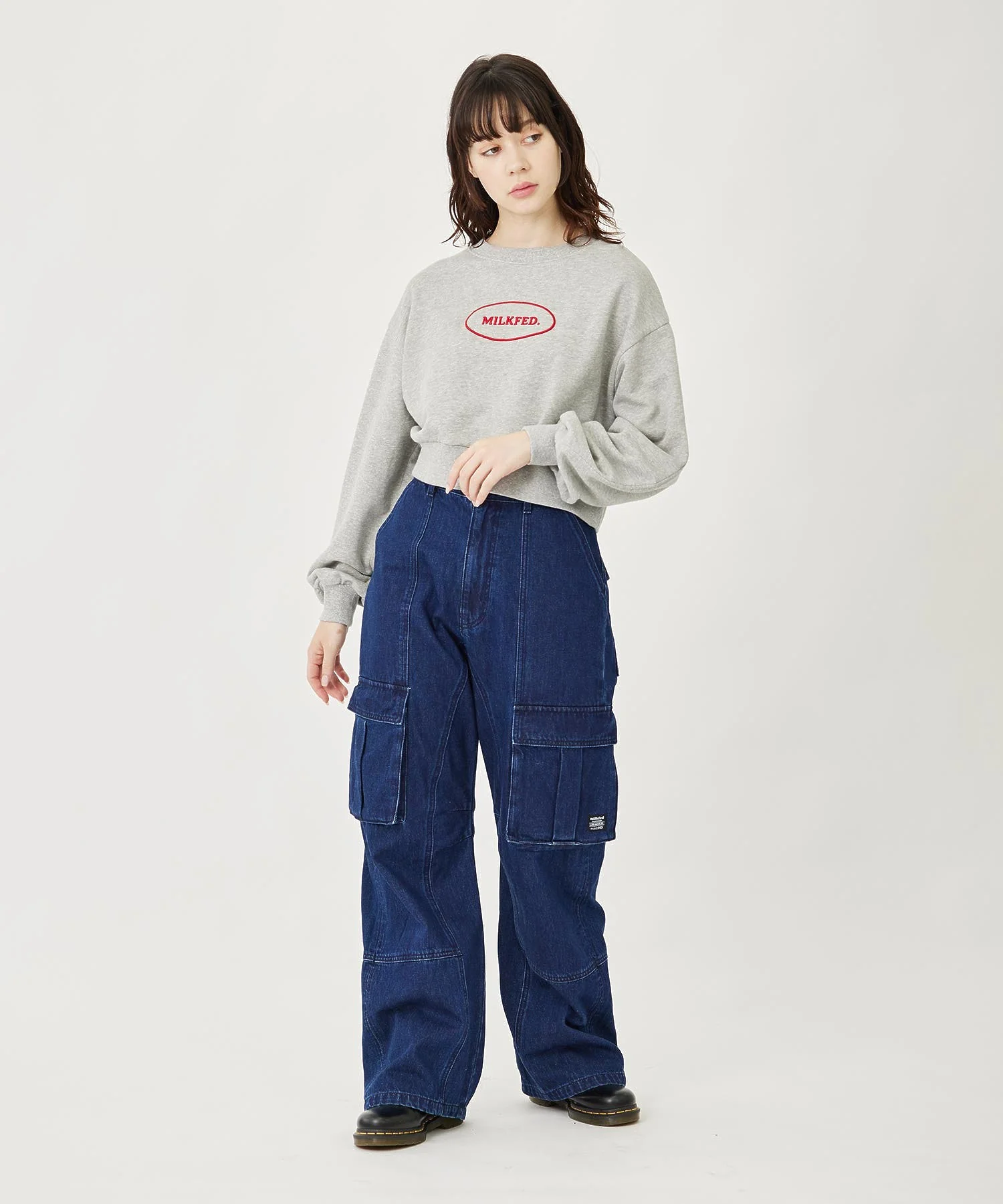 CROPPED SWEAT TOP MILKFED. - Image 7