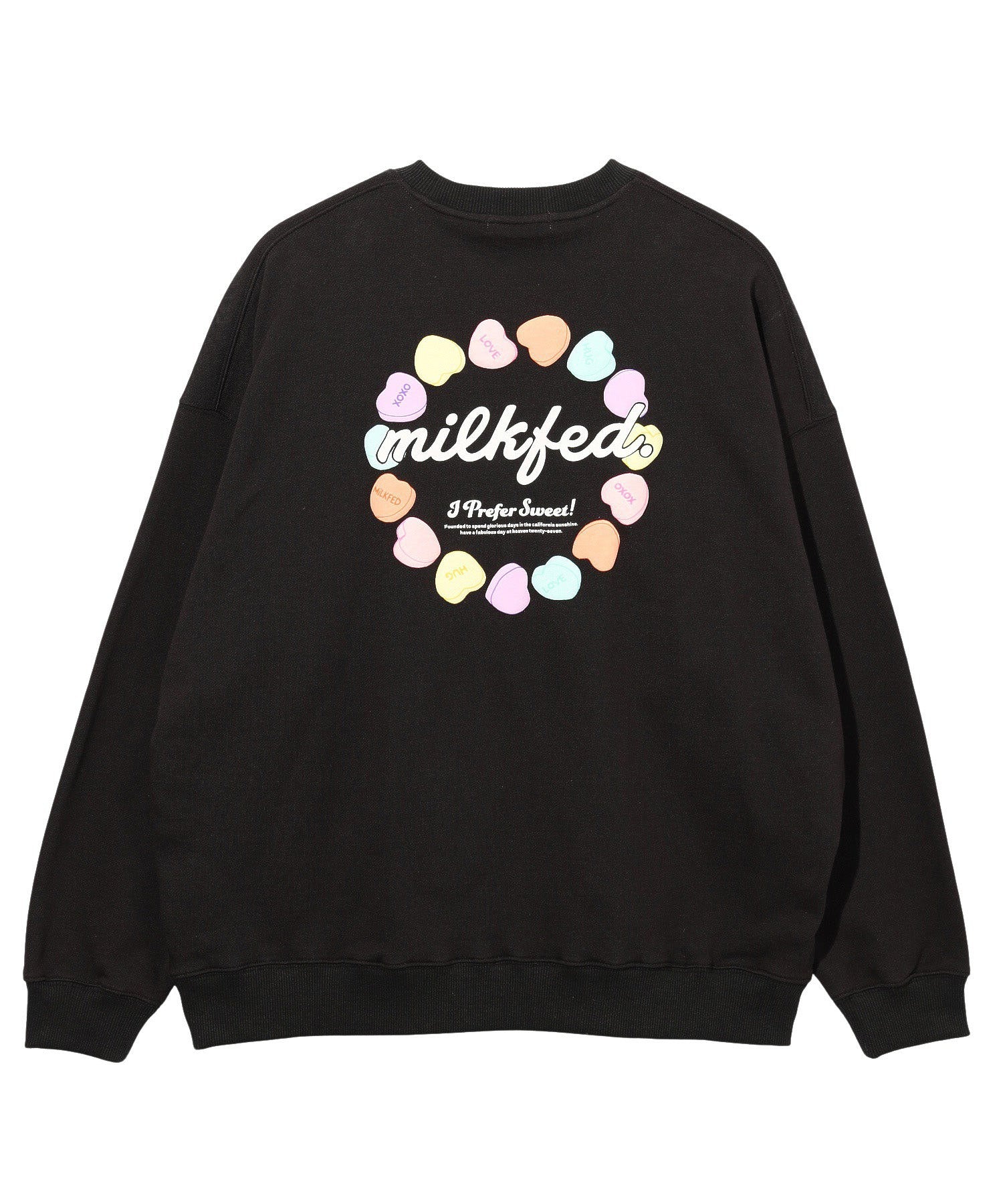 CIRCLE HEART SWEAT TOP MILKFED.