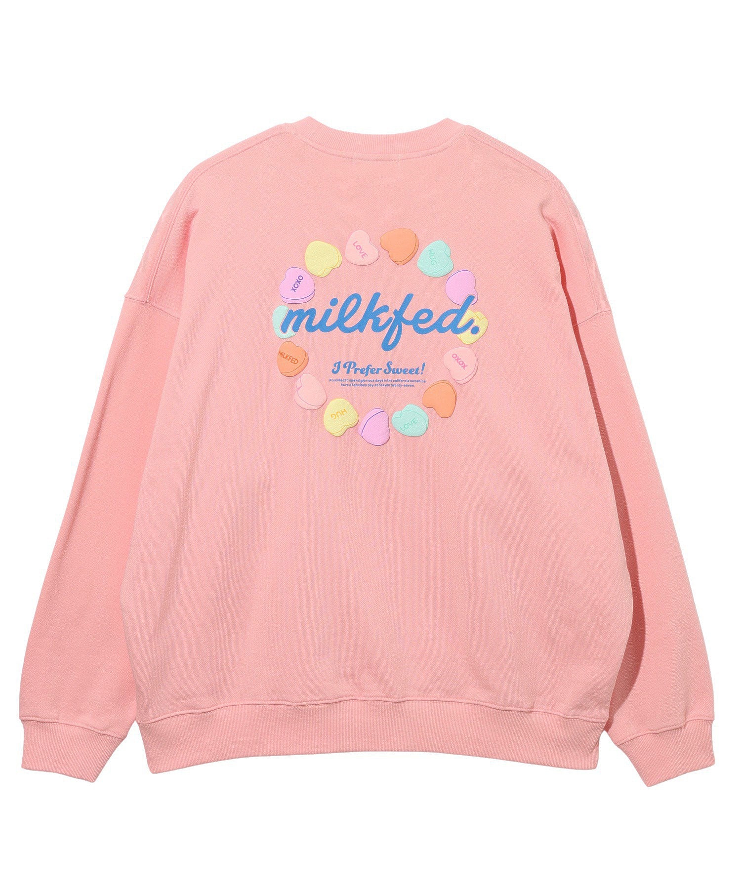CIRCLE HEART SWEAT TOP MILKFED. - Image 3