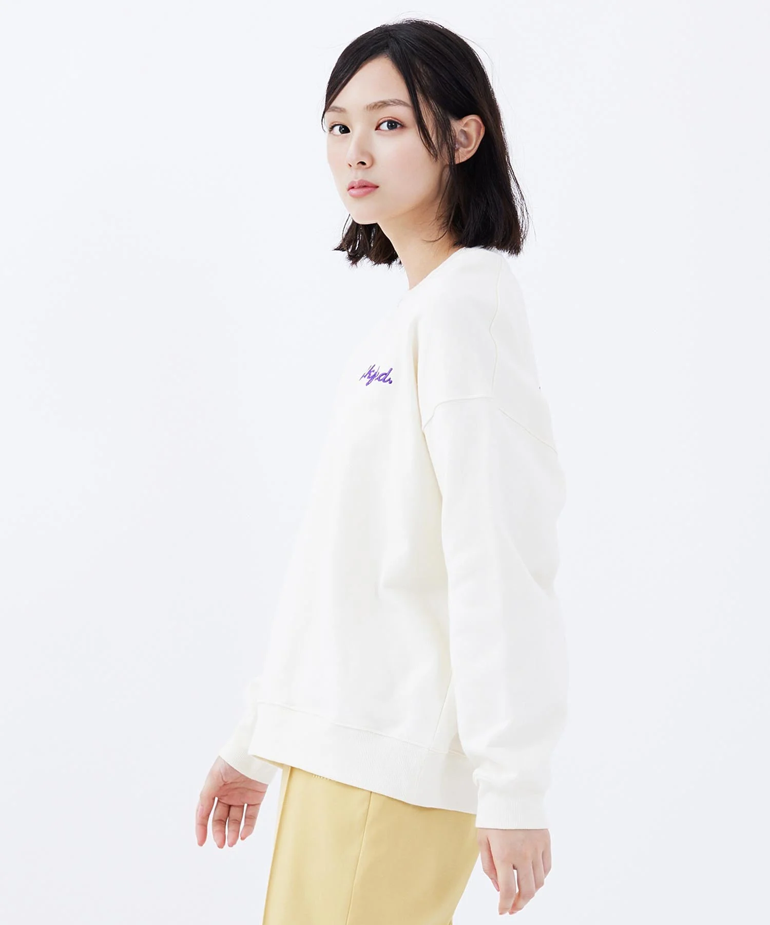 CIRCLE HEART SWEAT TOP MILKFED. - Image 9