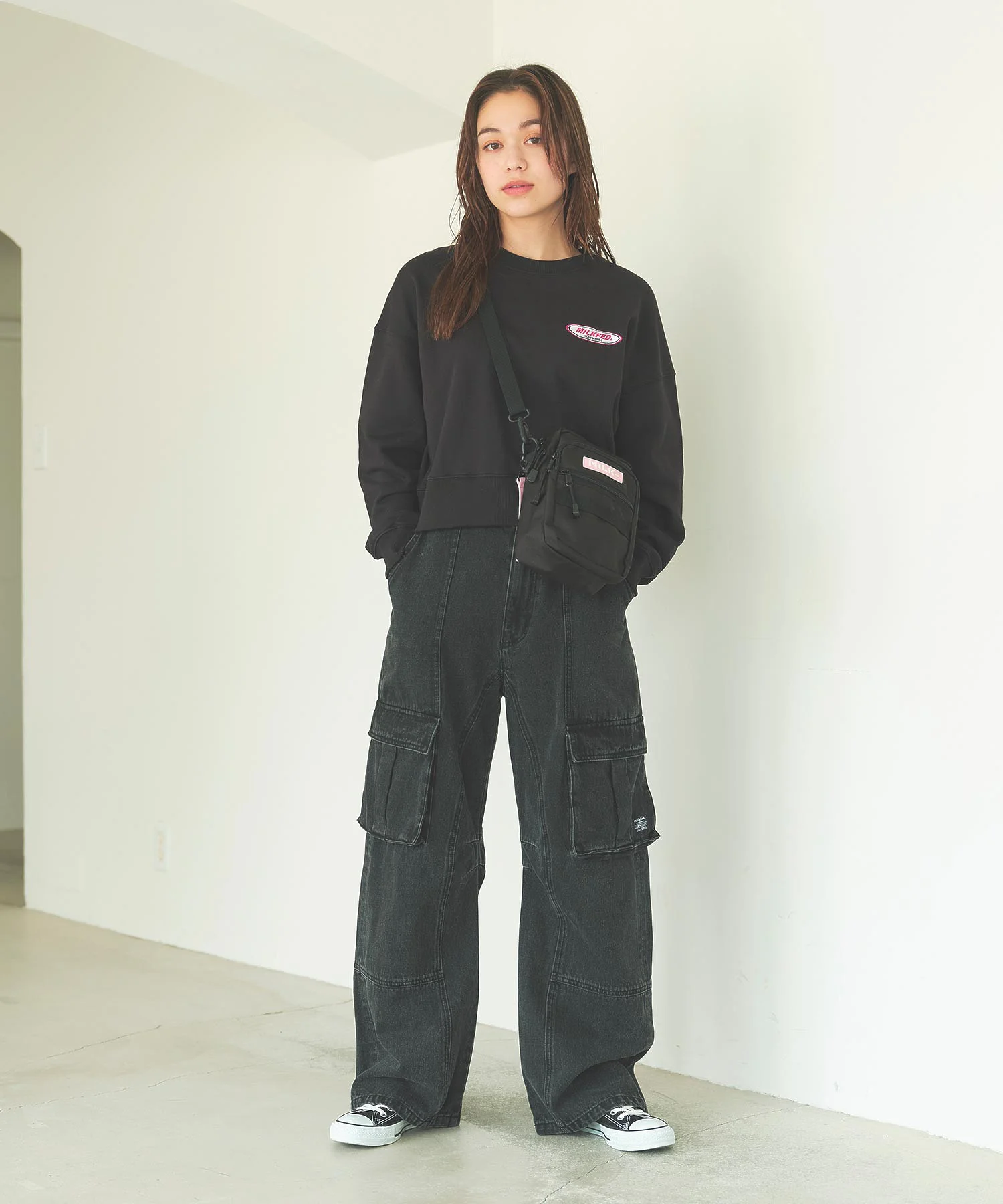 OVAL LOGO DAILY CREW NECK SWEAT TOP - Image 7