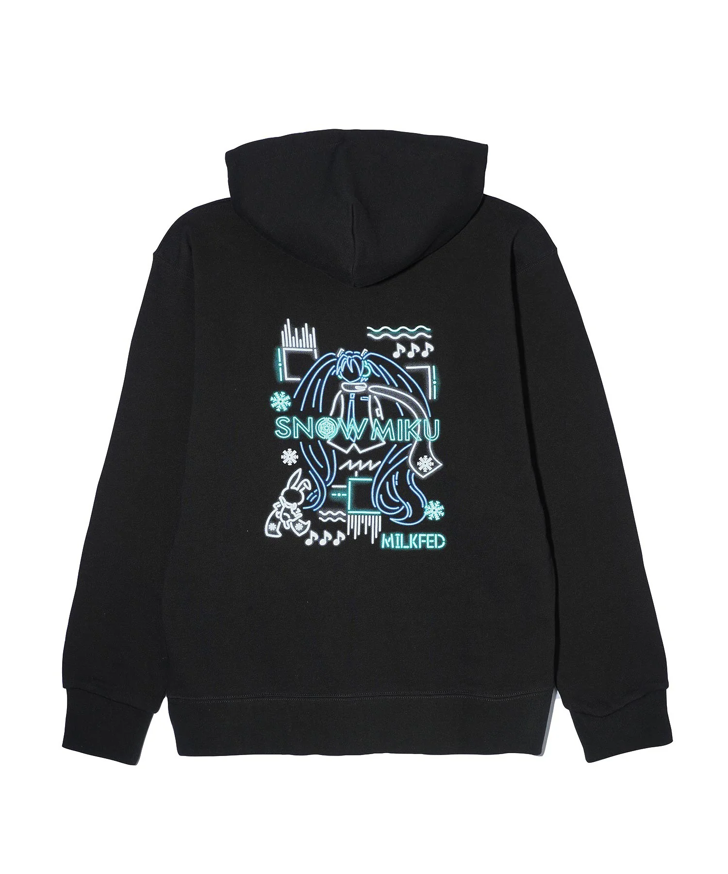 MILKFED. x SNOW MIKU ZIP HOODIE