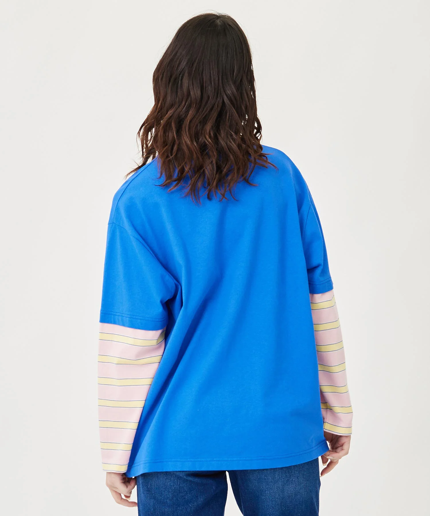 STRIPED SLEEVE TOP MILKFED. - Image 6