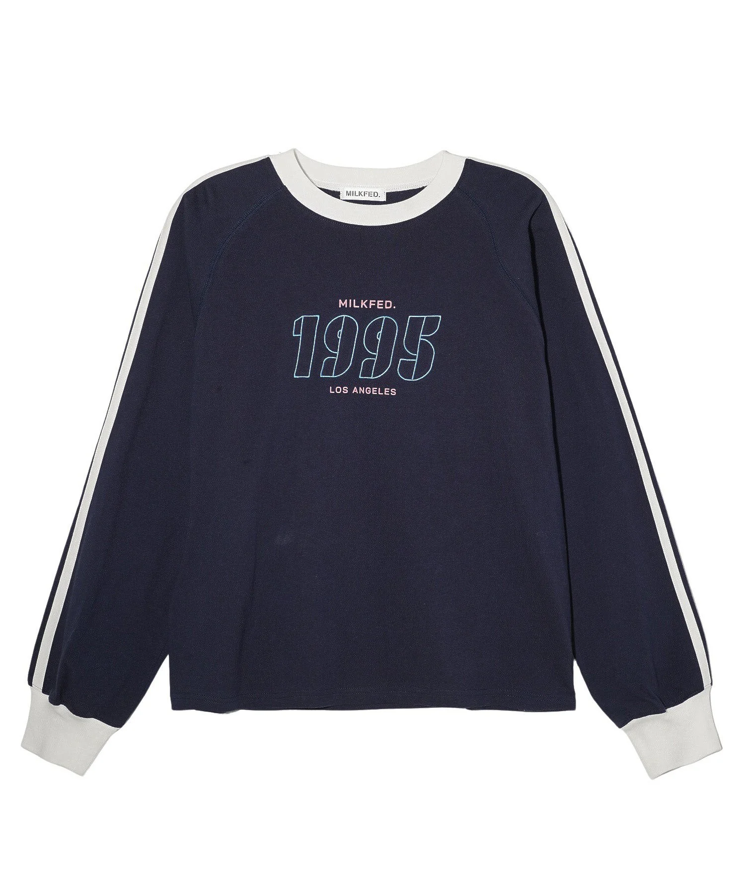 SIDE STRIPE L/S TOP MILKFED.
