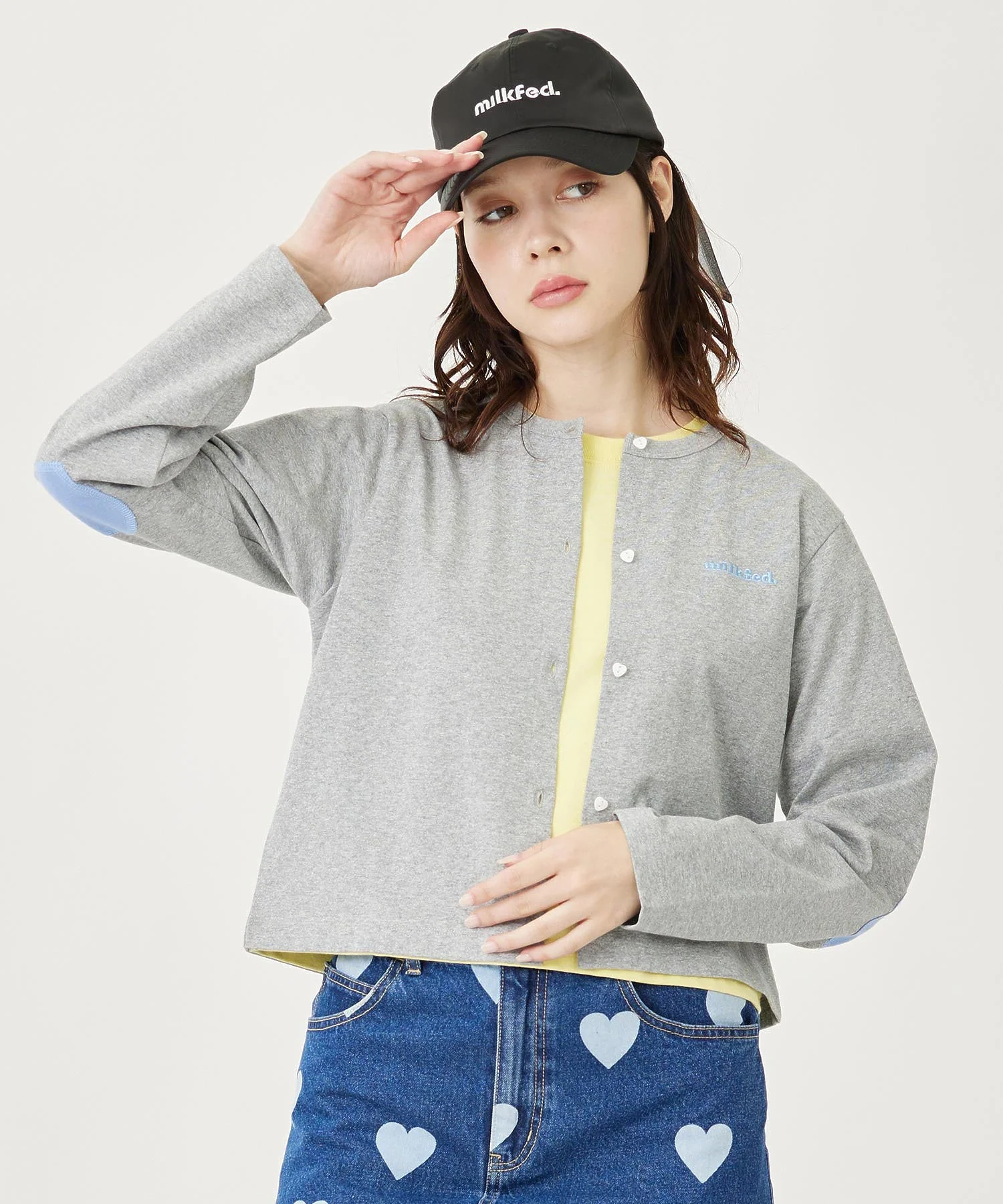 HEART ELBOW CARDIGAN MILKFED. - Image 8