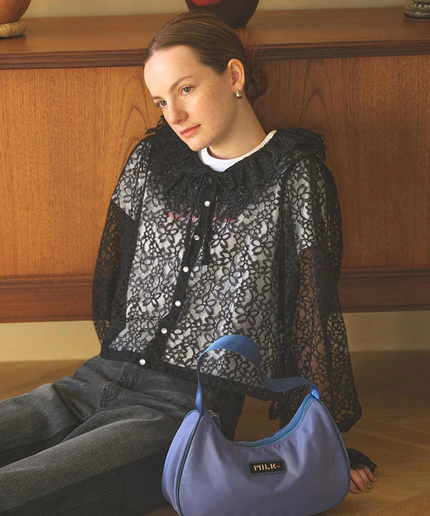 LACE BLOUSE MILKFED. - Image 7
