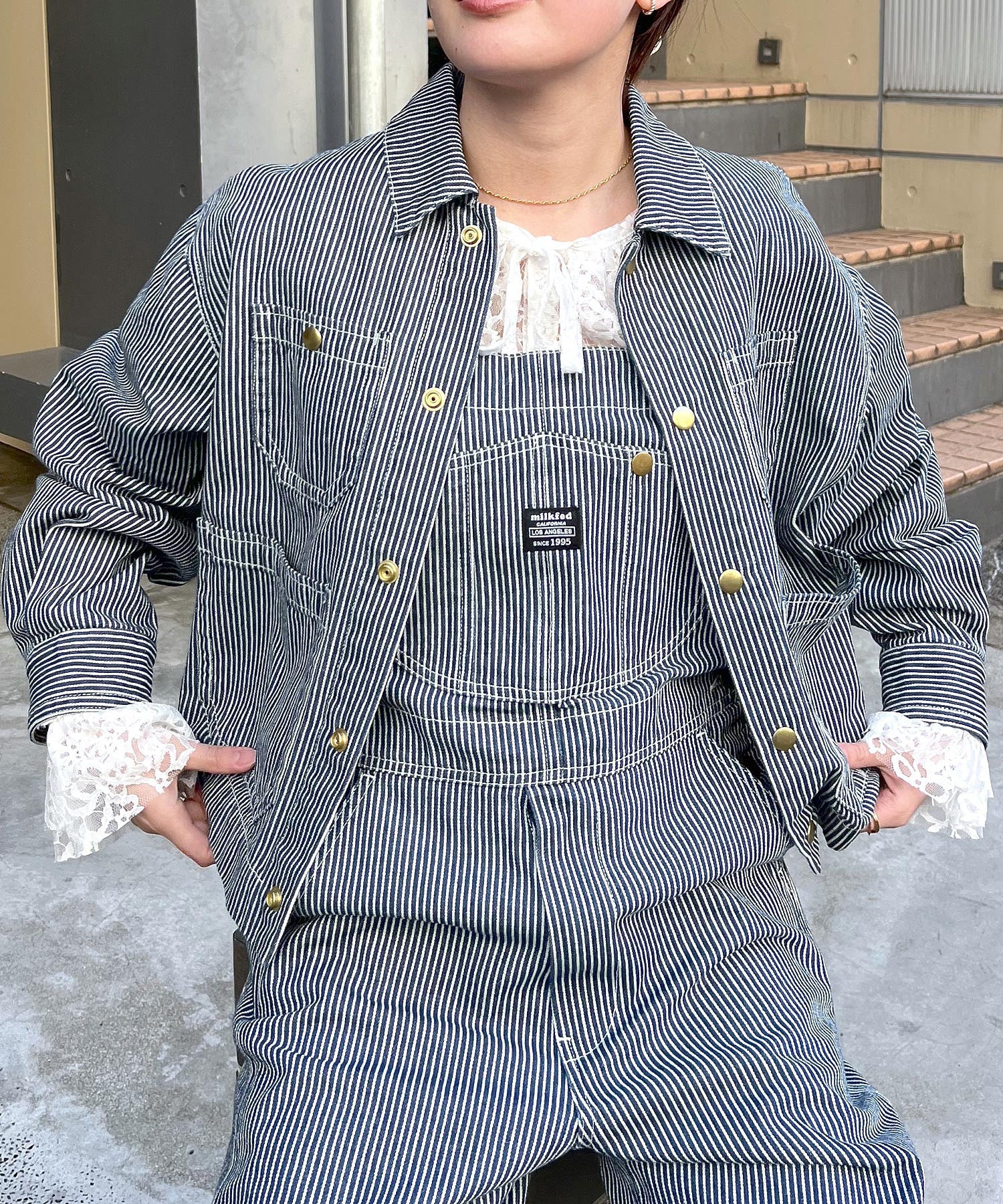 CROPPED WORK JACKET MILKFED. - Image 18