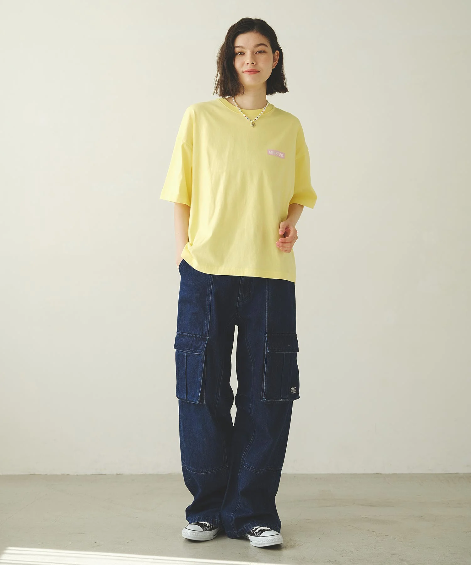 DENIM CARGO PANTS MILKFED. - Image 23