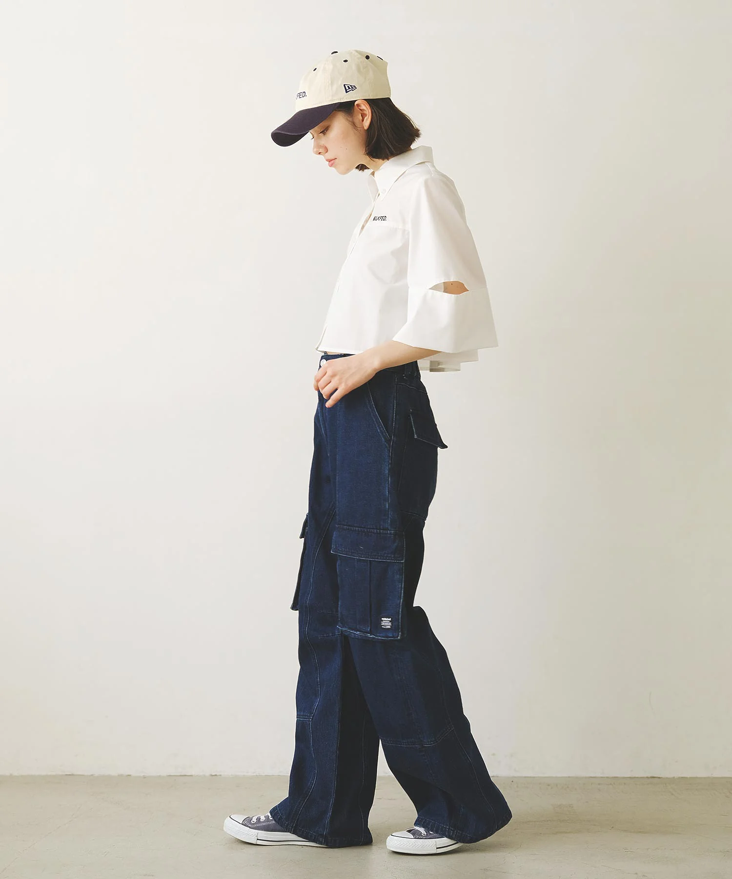 DENIM CARGO PANTS MILKFED. - Image 28