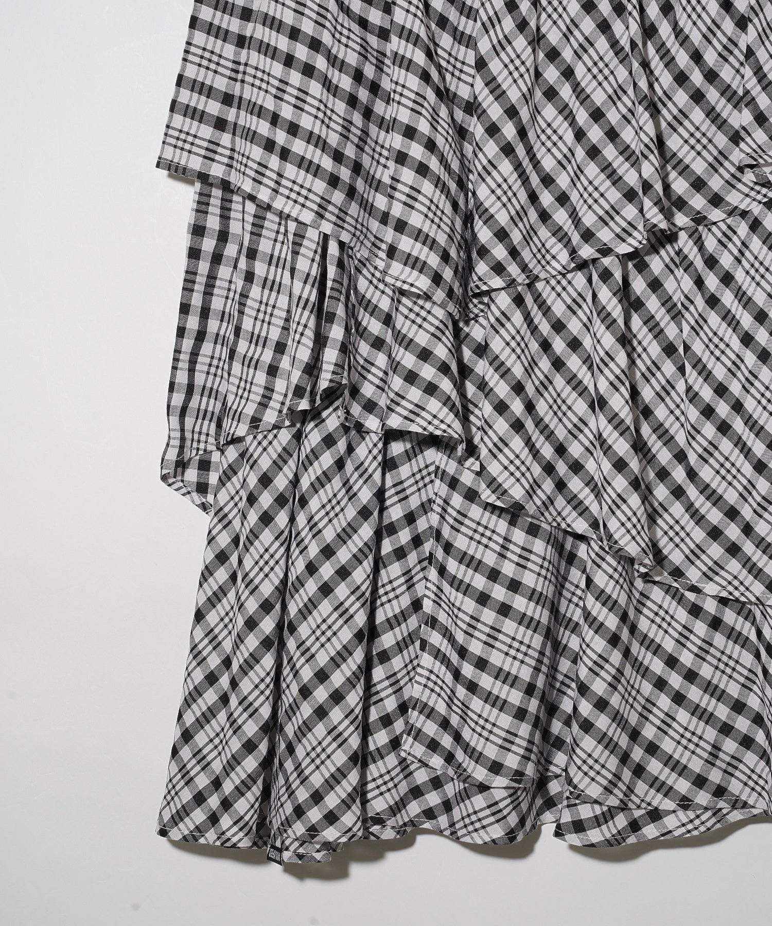 PLAID TIERED SKIRT MILKFED. - Image 21