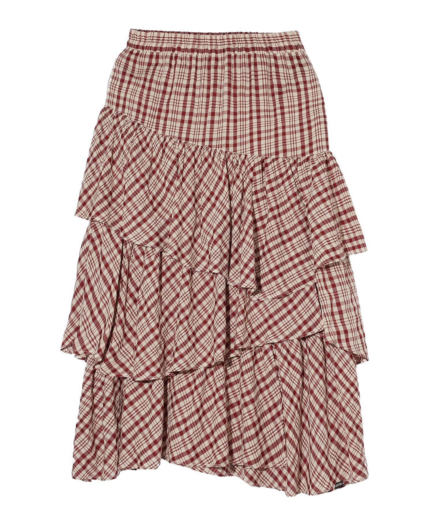 PLAID TIERED SKIRT MILKFED. - Image 24