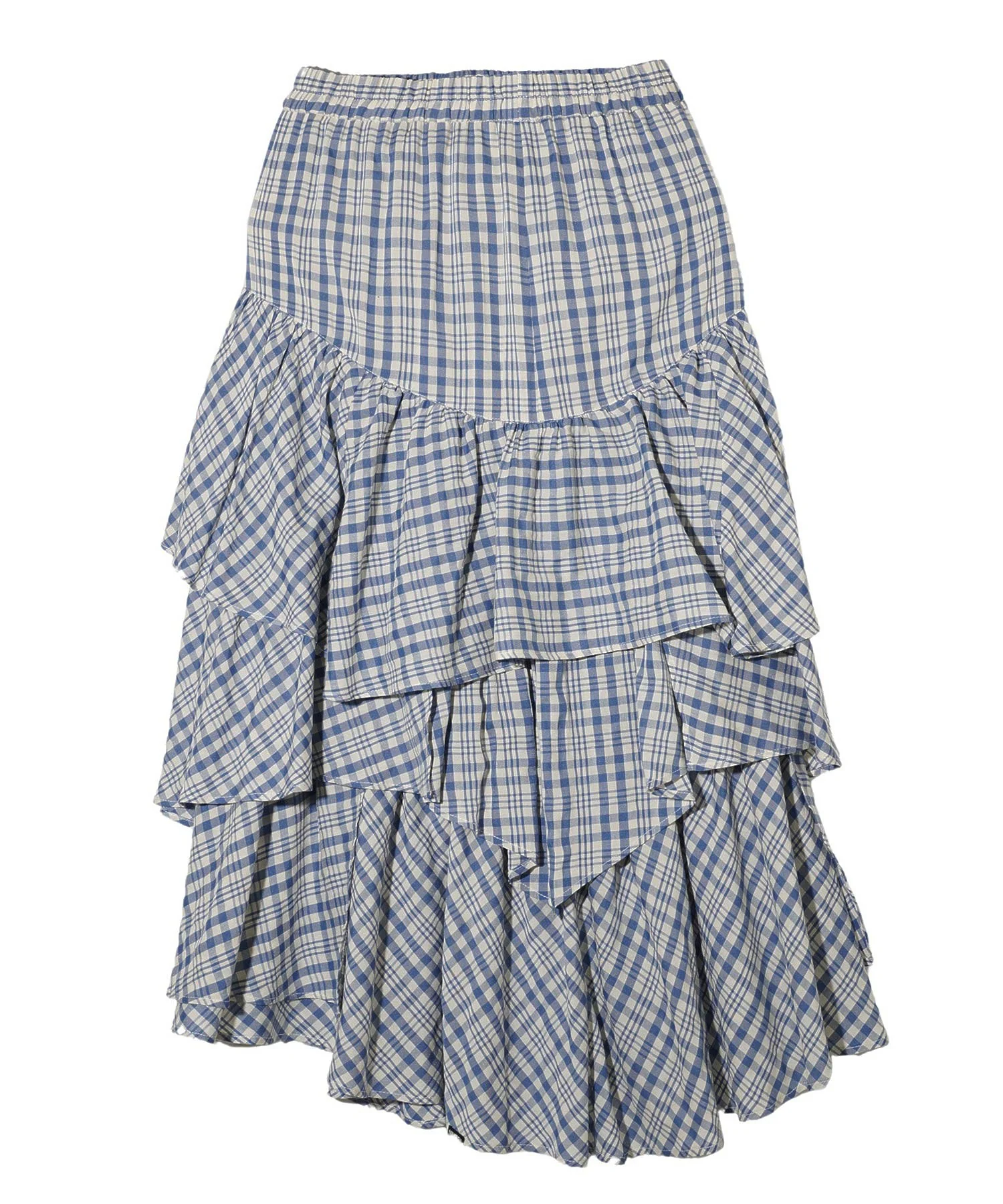 PLAID TIERED SKIRT MILKFED. - Image 25