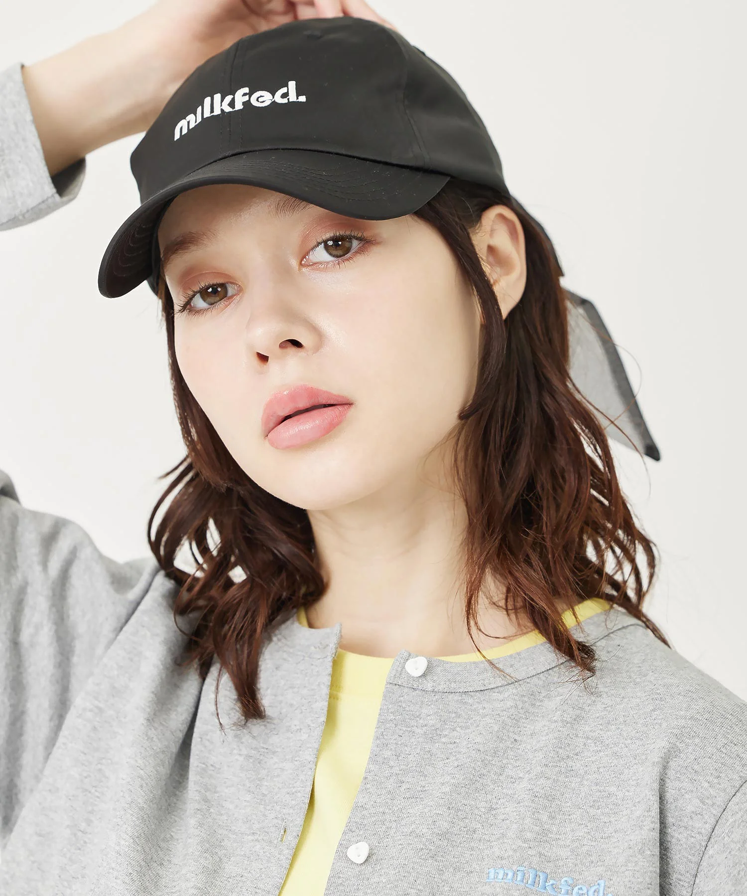 BACK RIBBON CAP MILKFED. - Image 3